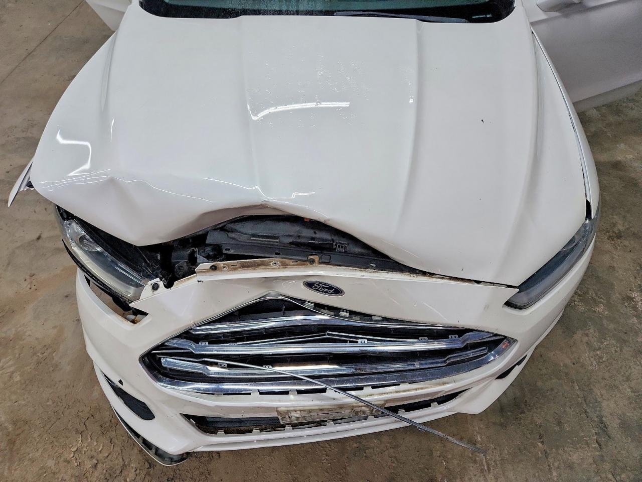 2014 Ford Fusion Se White vin: 3FA6P0T97ER280271