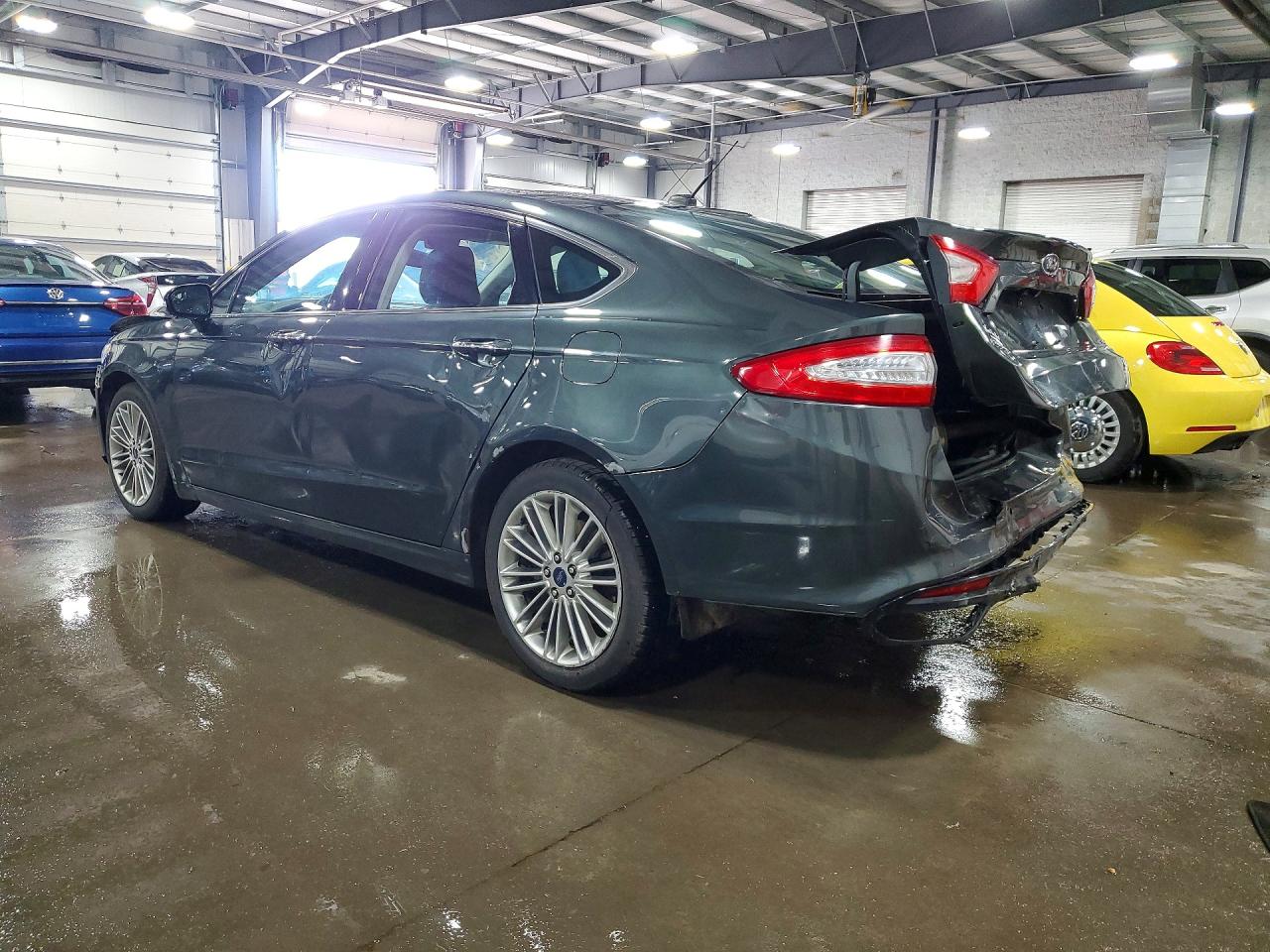 2015 Ford Fusion Se Gray vin: 3FA6P0T97FR292180