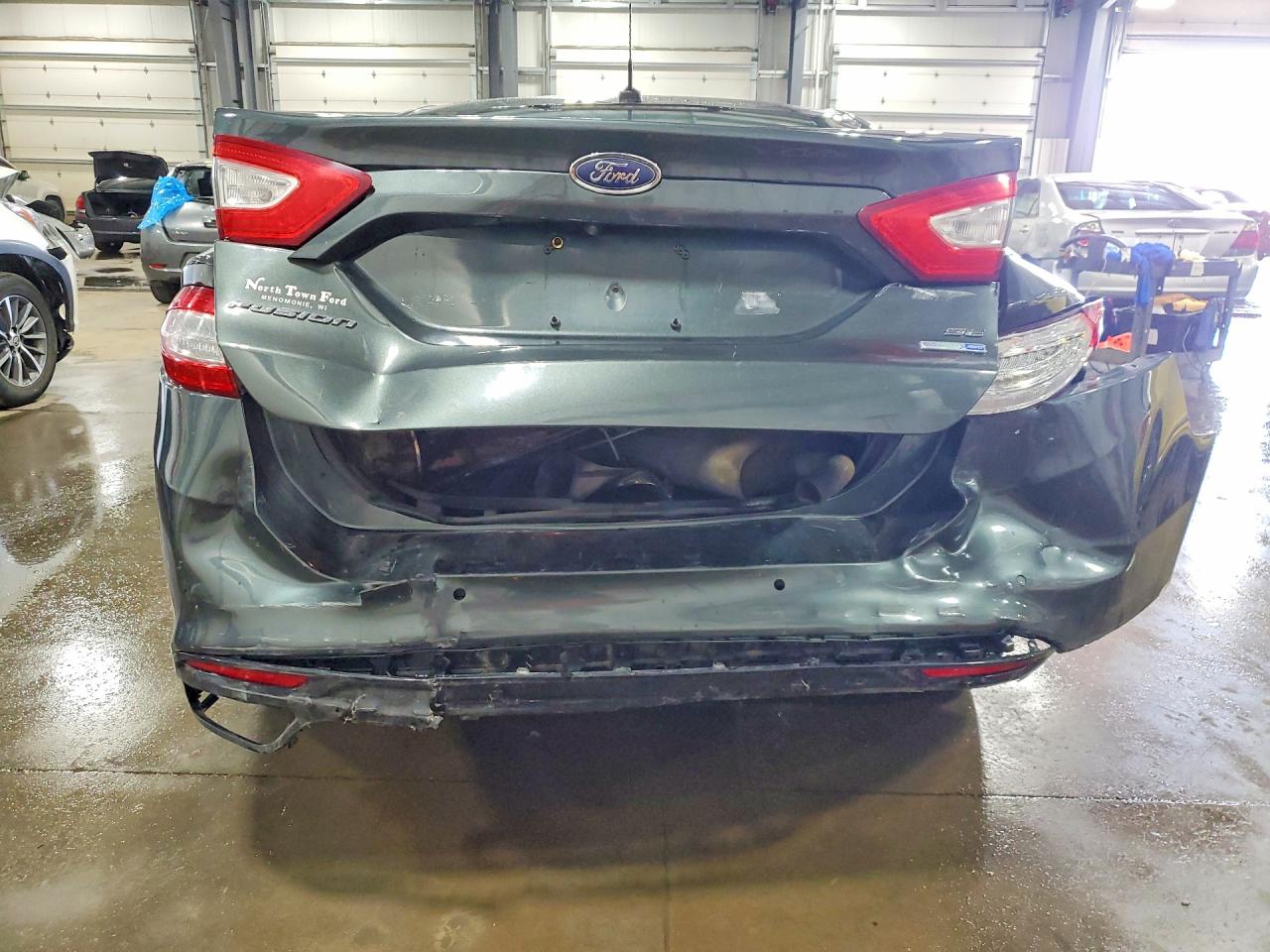 2015 Ford Fusion Se Gray vin: 3FA6P0T97FR292180