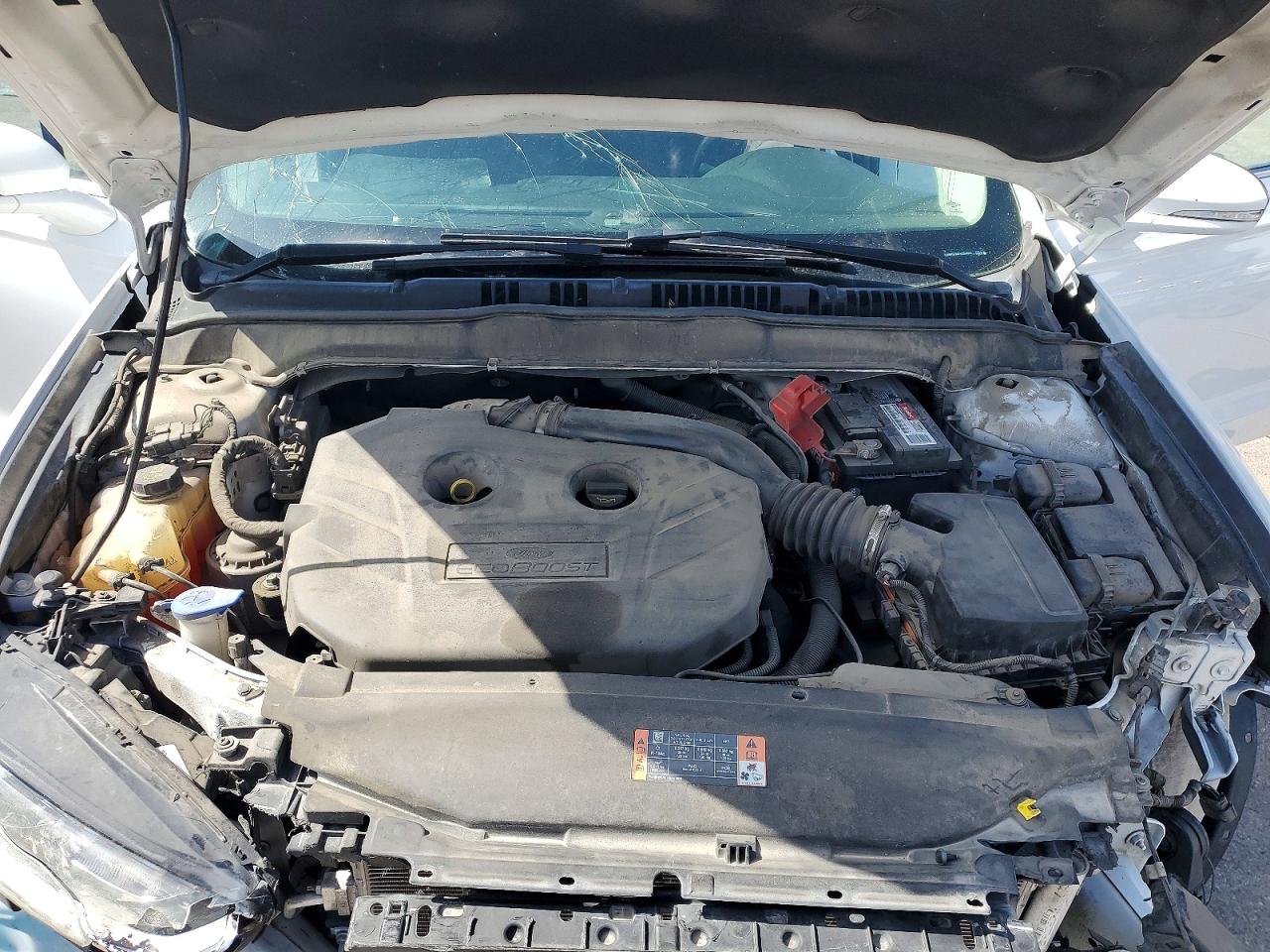 2015 Ford Fusion Se White vin: 3FA6P0T98FR283049