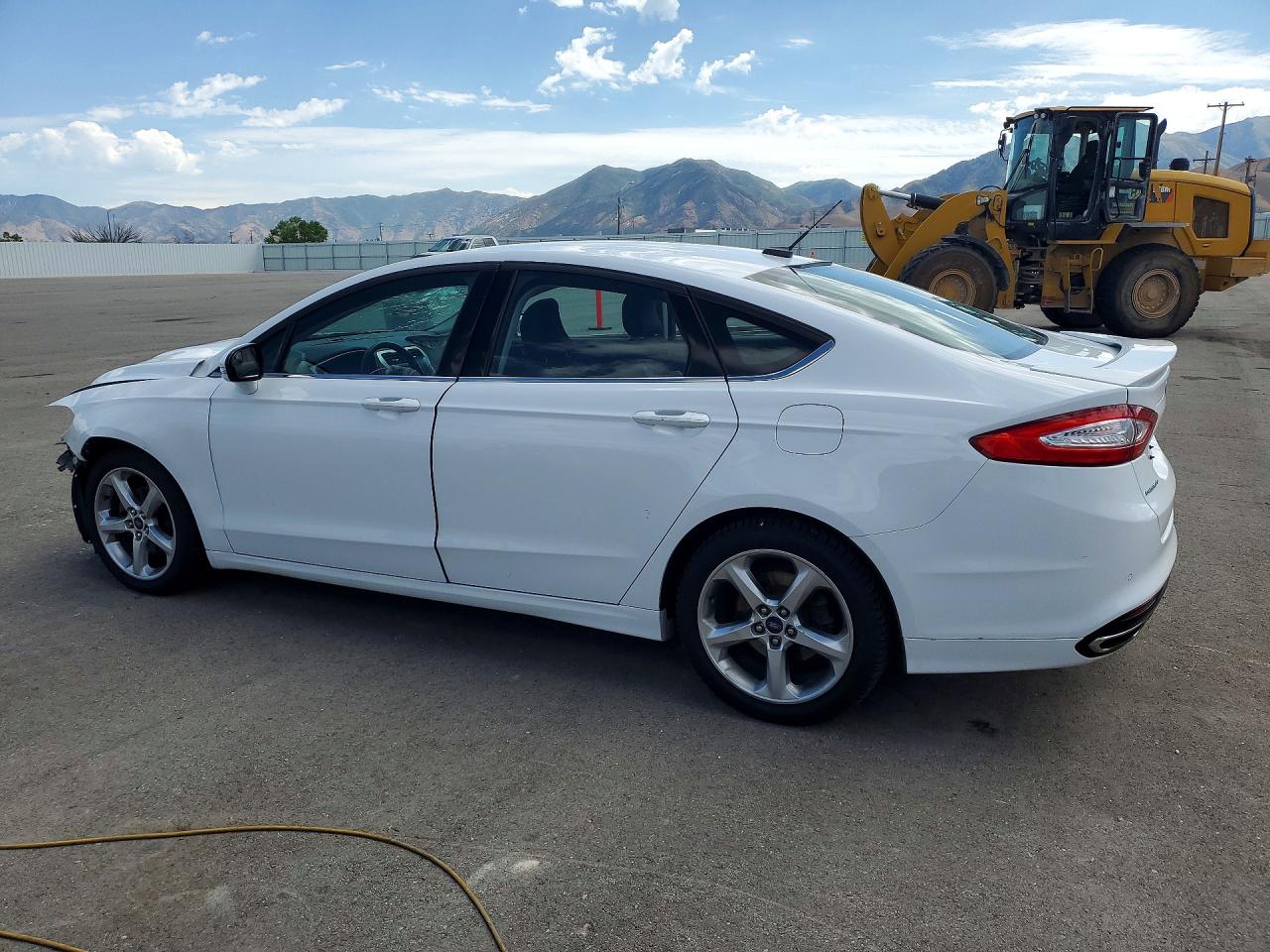 2015 Ford Fusion Se White vin: 3FA6P0T98FR283049
