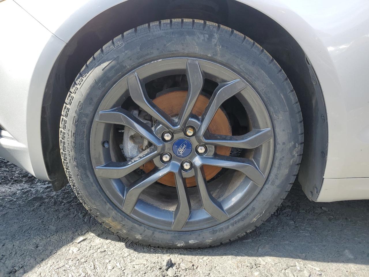 2018 Ford Fusion Se Gray vin: 3FA6P0T98JR263960 Damage: Left Front Wheel, Curb Rash, 2 To 3 Inches