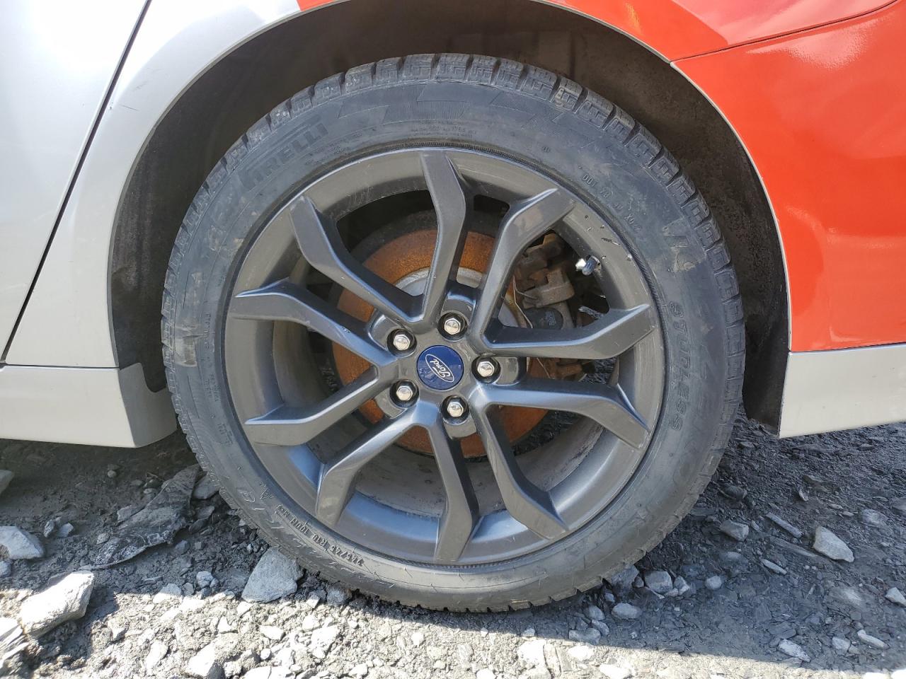 2018 Ford Fusion Se Gray vin: 3FA6P0T98JR263960 Damage: Left Rear Wheel, Curb Rash, 1 To 2 Inches