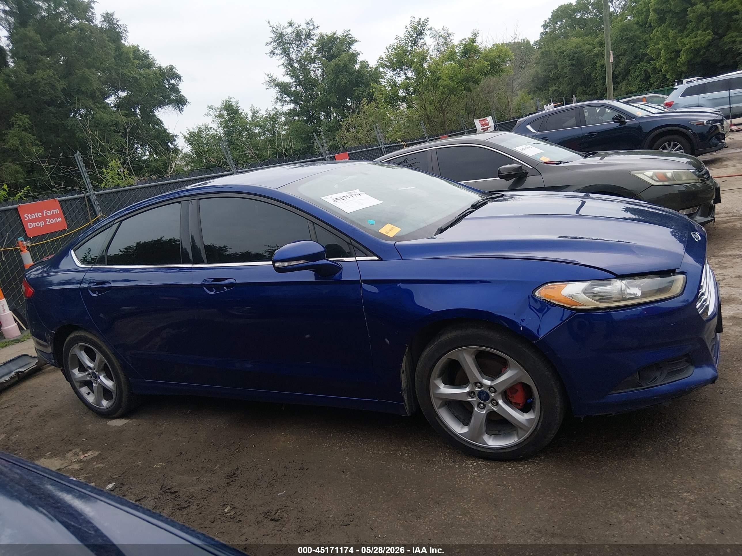 2015 Ford Fusion Se Blue vin: 3FA6P0T99FR184899