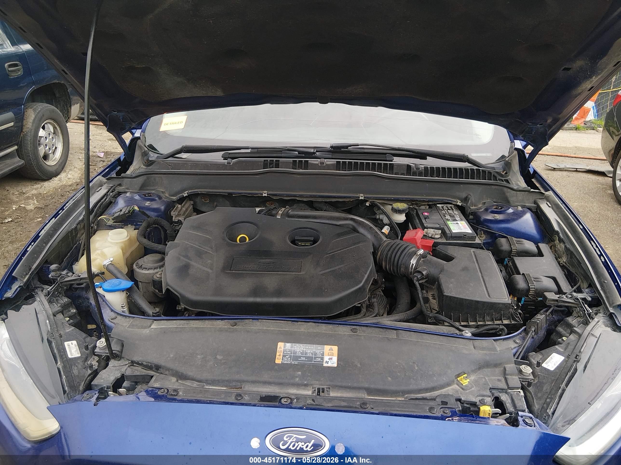 2015 Ford Fusion Se Blue vin: 3FA6P0T99FR184899