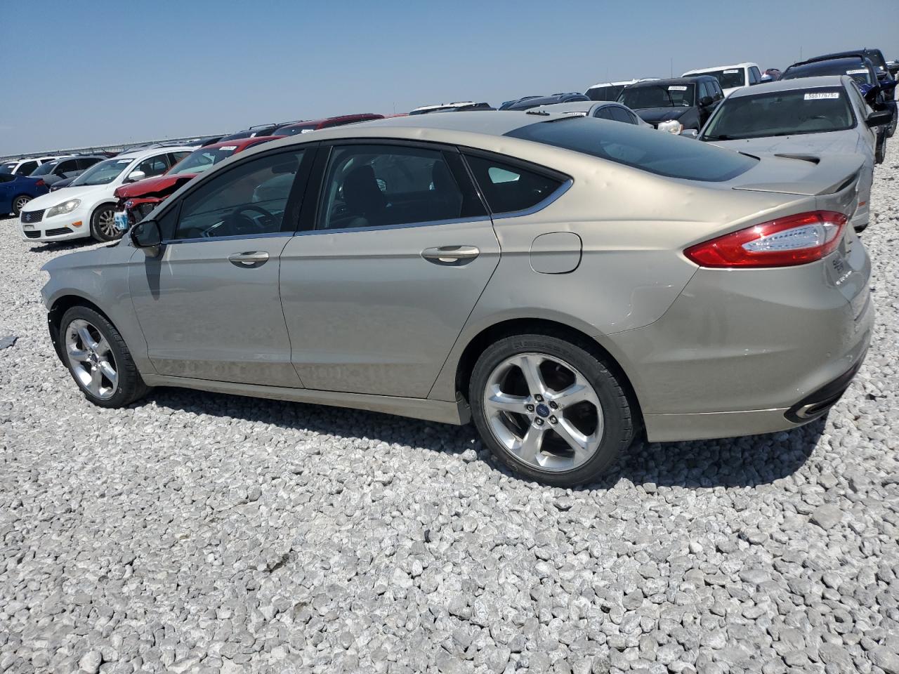 2015 Ford Fusion Se Beige vin: 3FA6P0T99FR217514