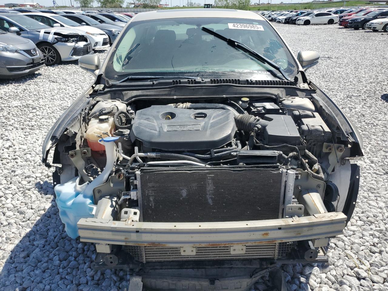 2015 Ford Fusion Se Beige vin: 3FA6P0T99FR217514