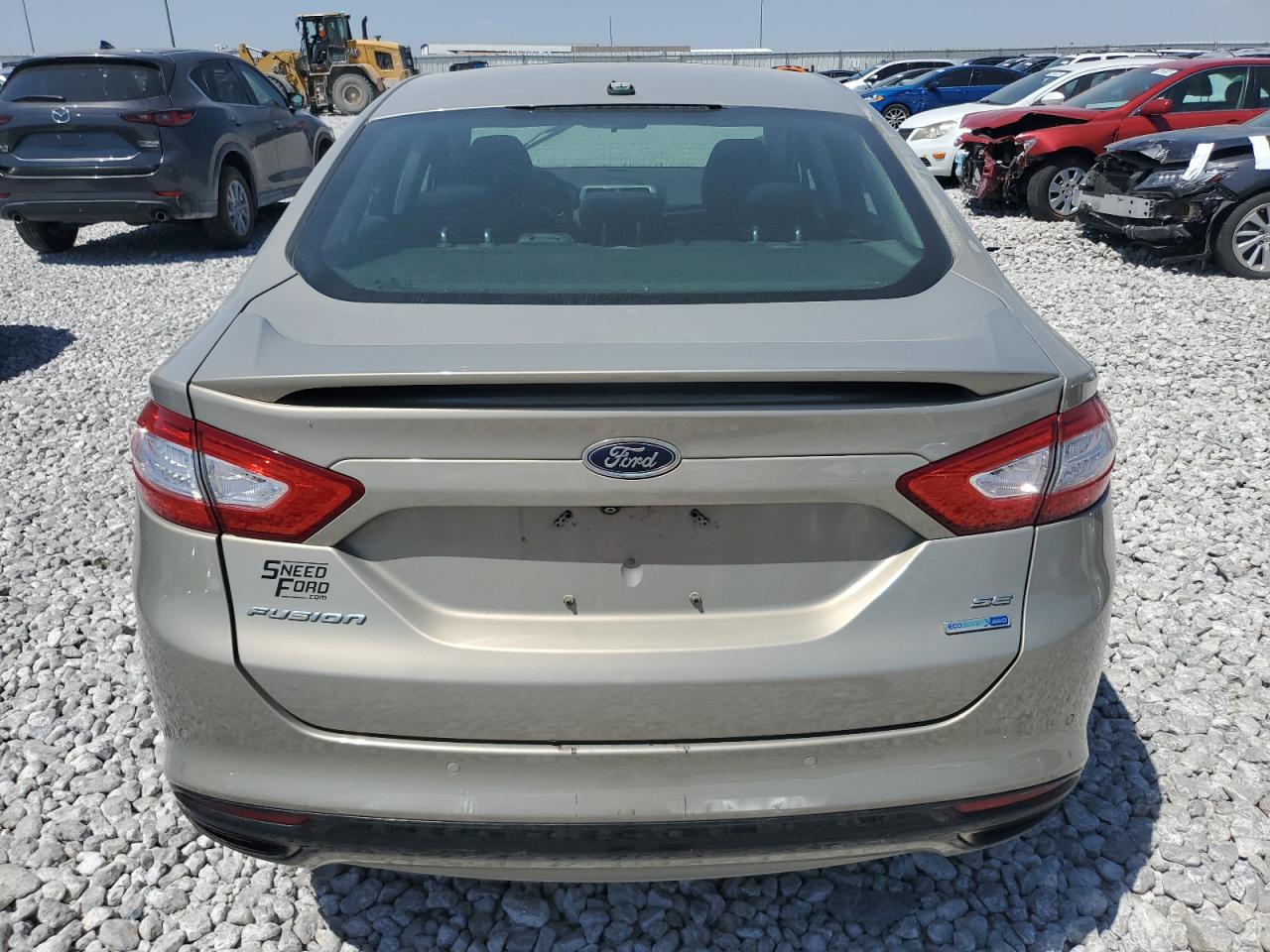 2015 Ford Fusion Se Beige vin: 3FA6P0T99FR217514
