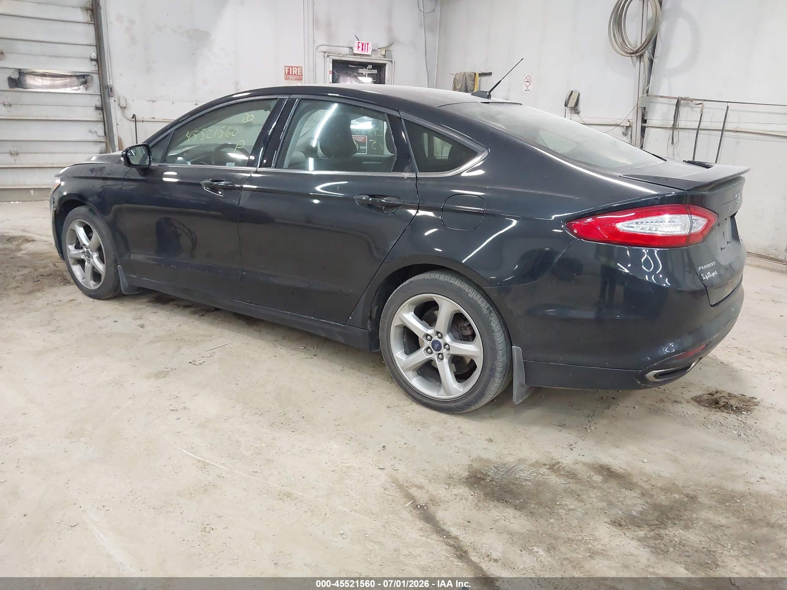 2015 Ford Fusion Se Black vin: 3FA6P0T99FR221563