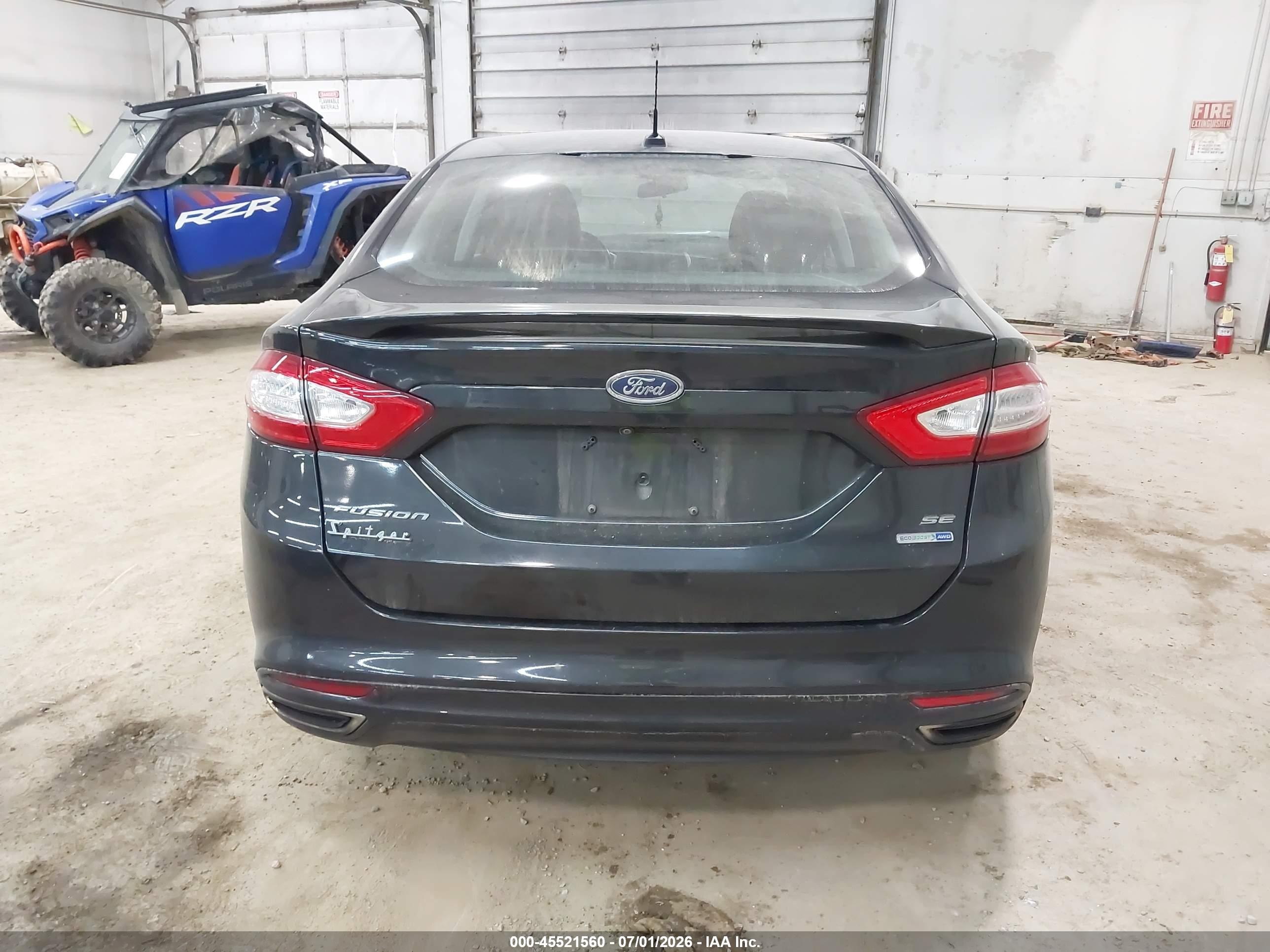 2015 Ford Fusion Se Black vin: 3FA6P0T99FR221563