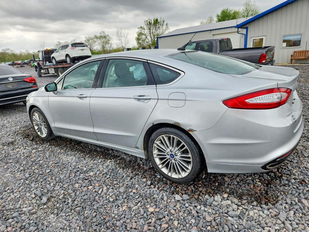 2015 Ford Fusion Se Silver vin: 3FA6P0T99FR257656