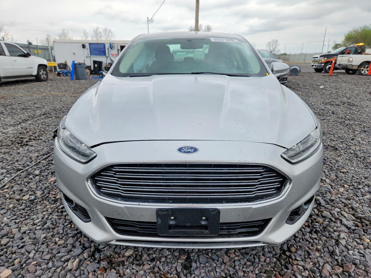 2015 Ford Fusion Se Silver vin: 3FA6P0T99FR257656
