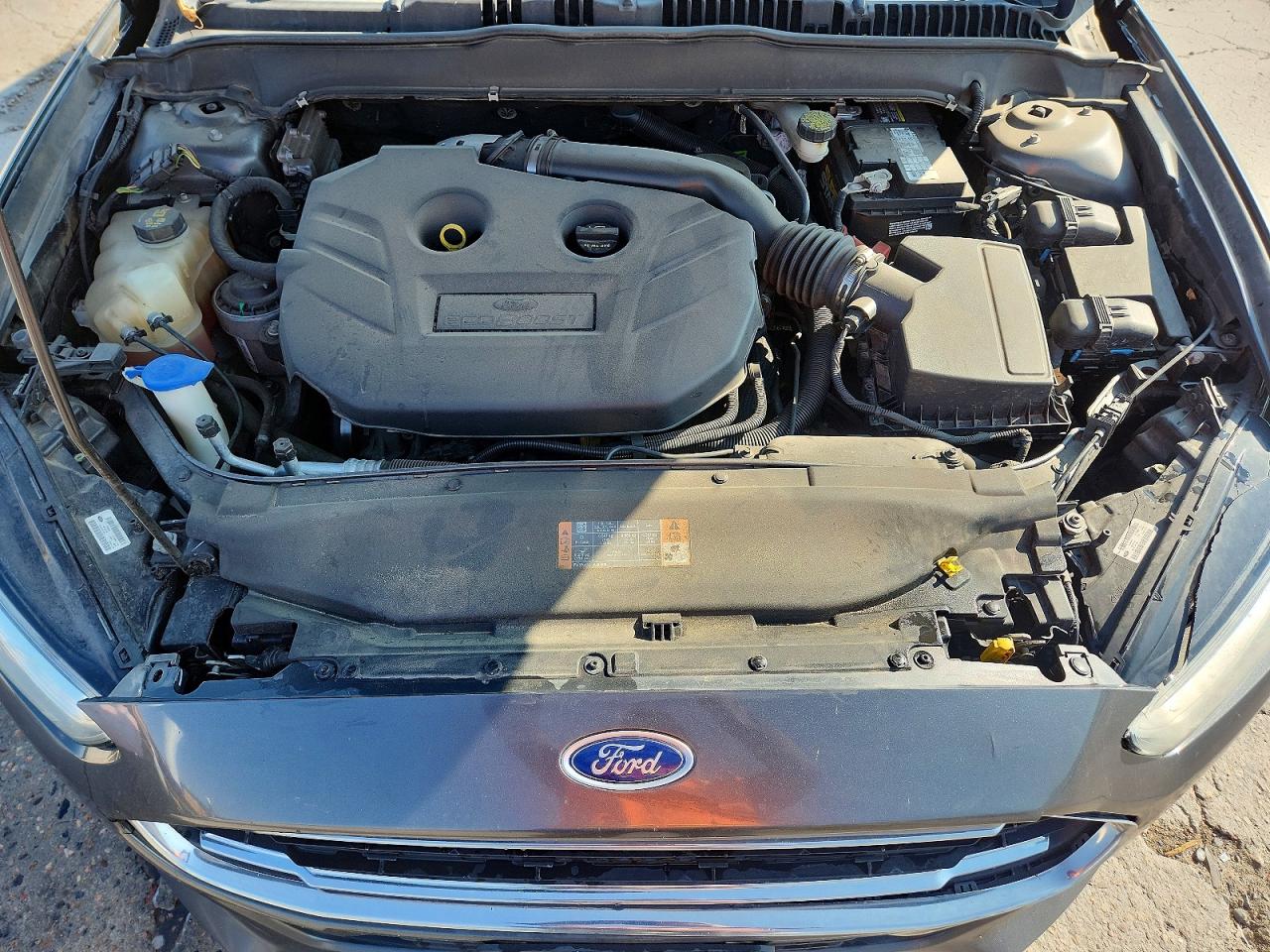 2015 Ford Fusion Se Gray vin: 3FA6P0T99FR282377