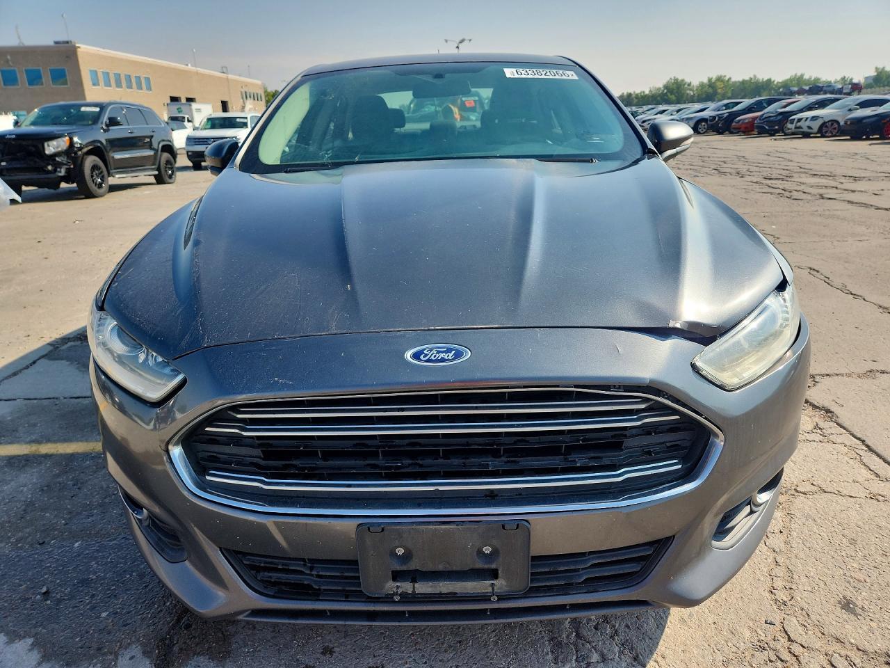 2015 Ford Fusion Se Gray vin: 3FA6P0T99FR282377