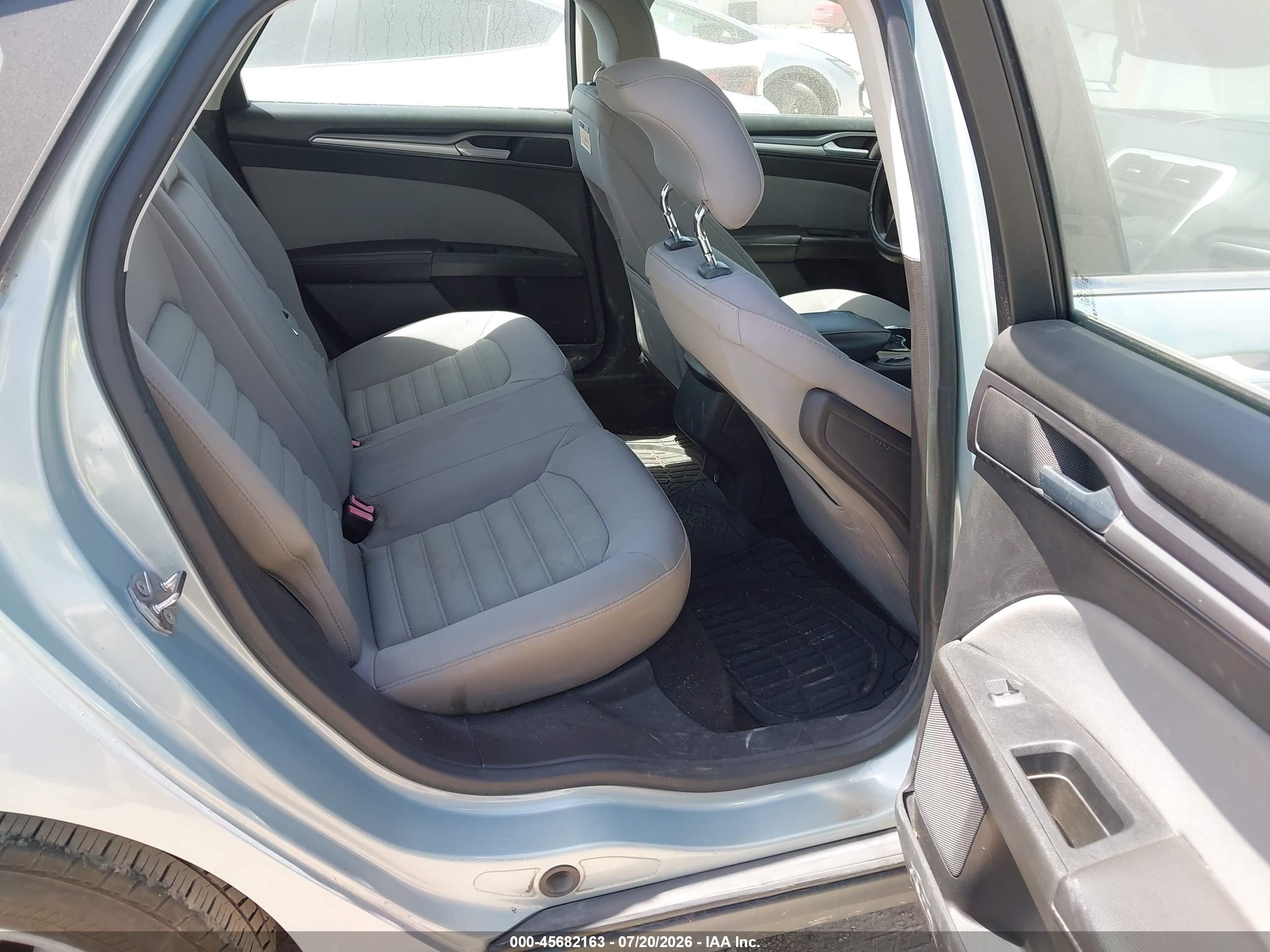2014 Ford Fusion Hybrid S Green vin: 3FA6P0UU1ER368719