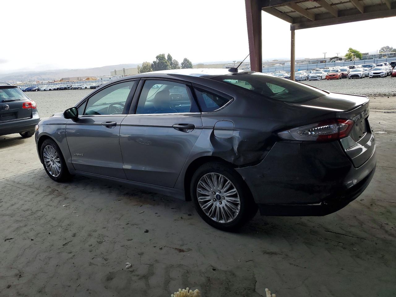 2014 Ford Fusion S Hybrid Charcoal vin: 3FA6P0UU1ER368896