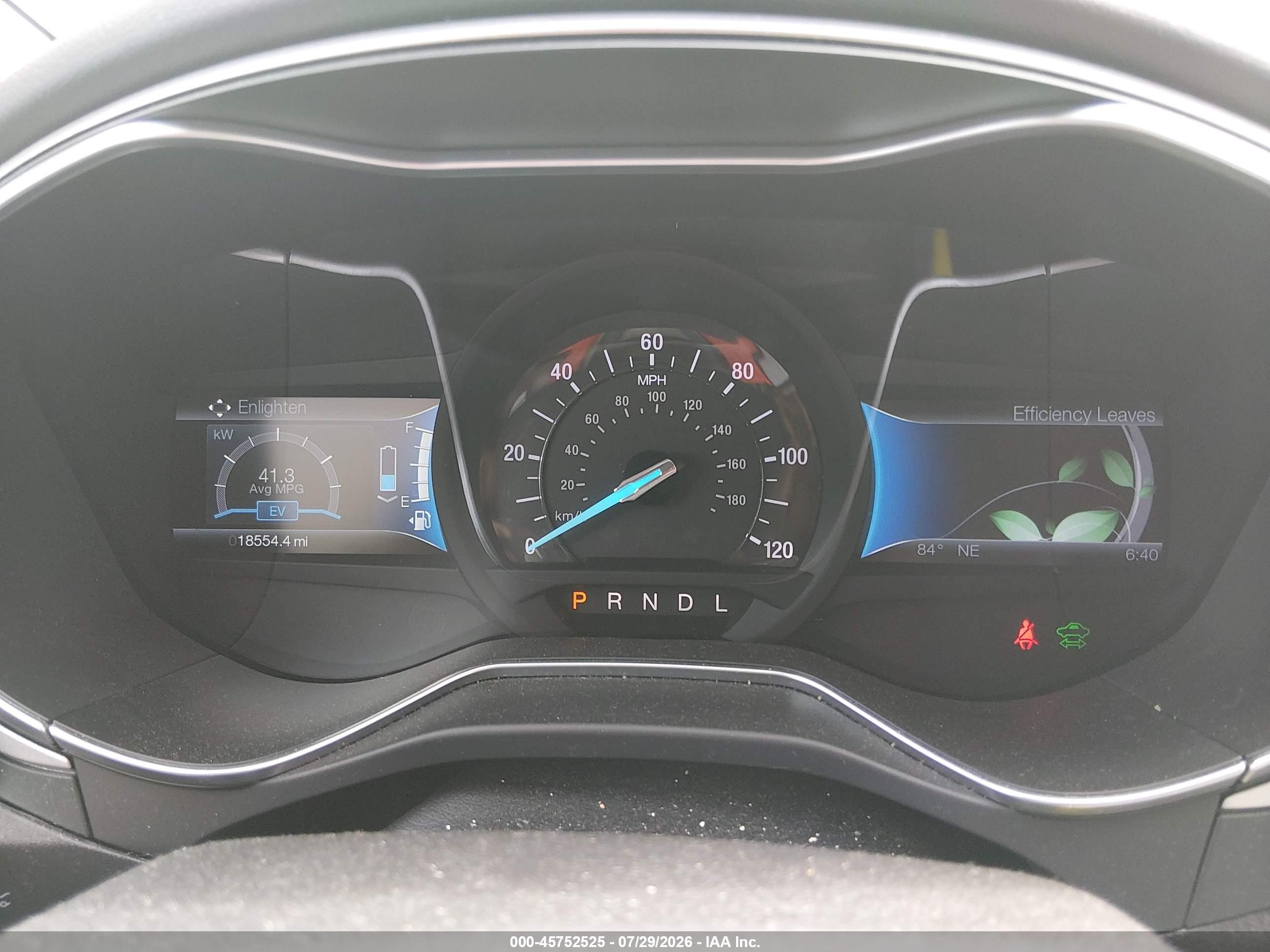 2014 Ford Fusion Hybrid S White vin: 3FA6P0UU2ER368664