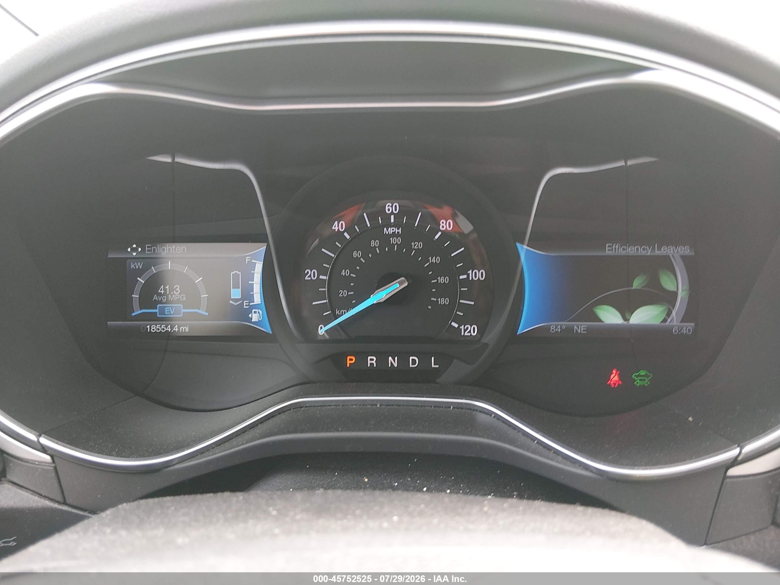 2014 Ford Fusion Hybrid S White vin: 3FA6P0UU2ER368664