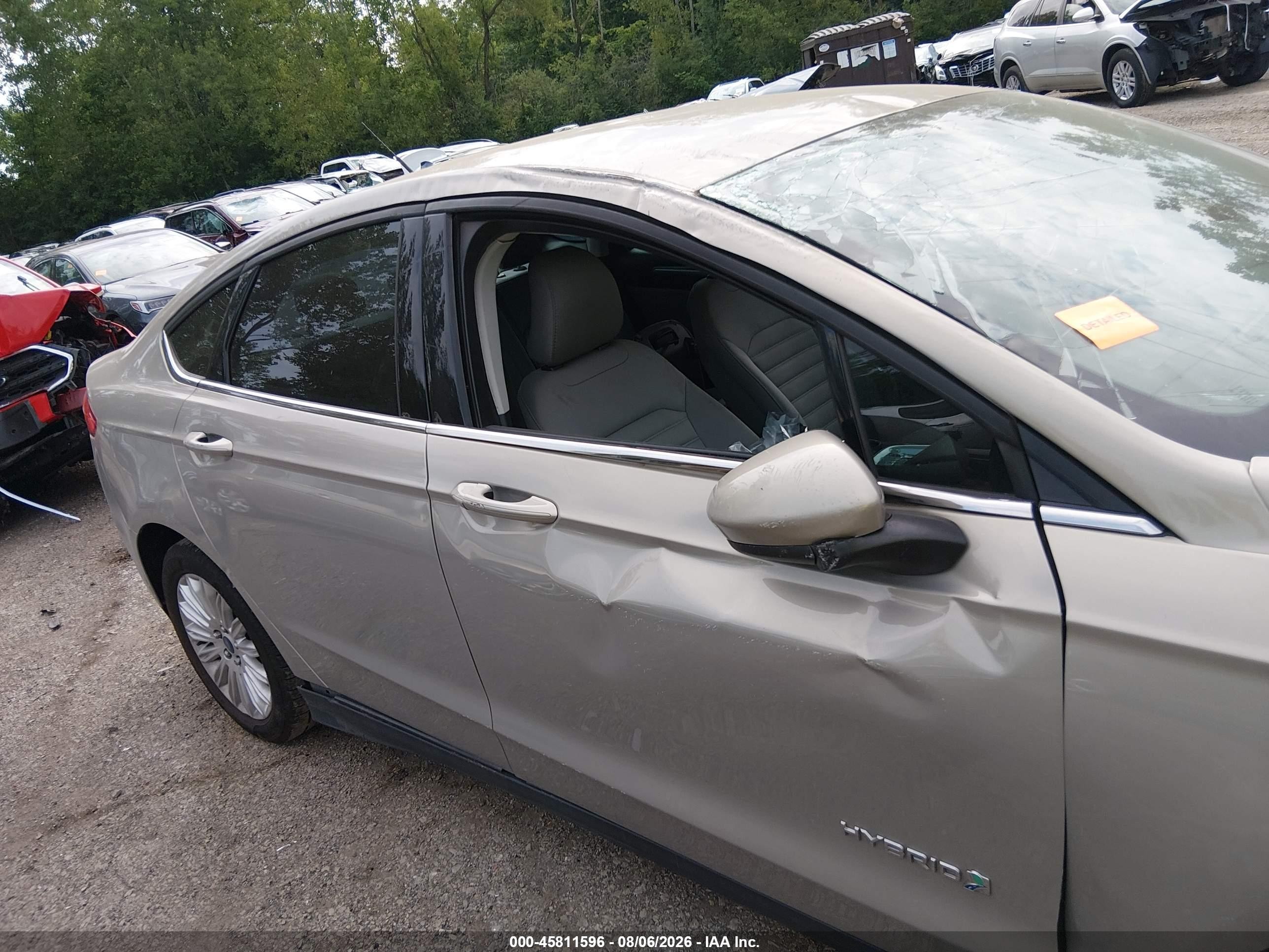 2015 Ford Fusion Hybrid S Champagne vin: 3FA6P0UU2FR172371