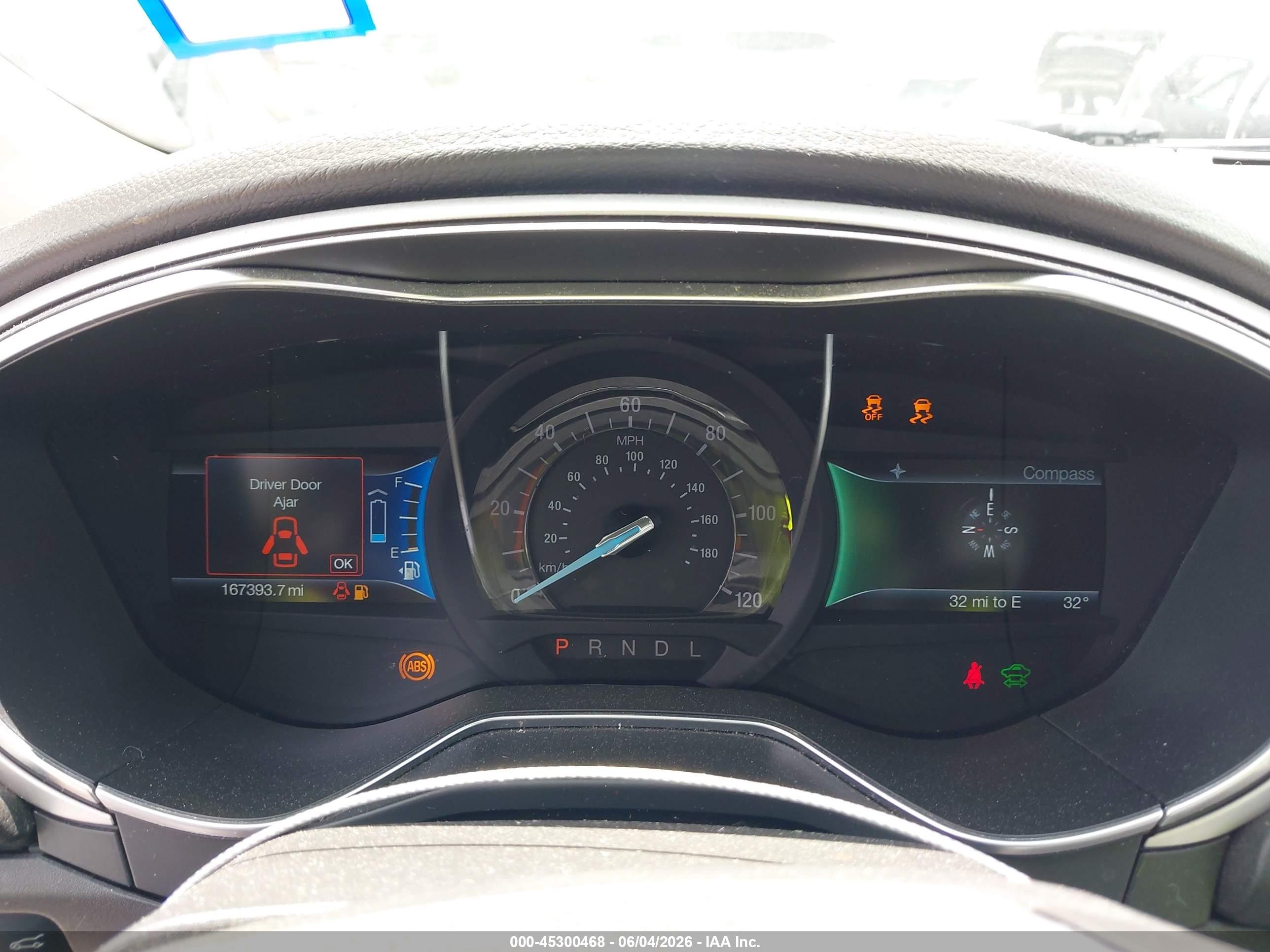 2015 Ford Fusion Hybrid S Blue vin: 3FA6P0UU2FR267173