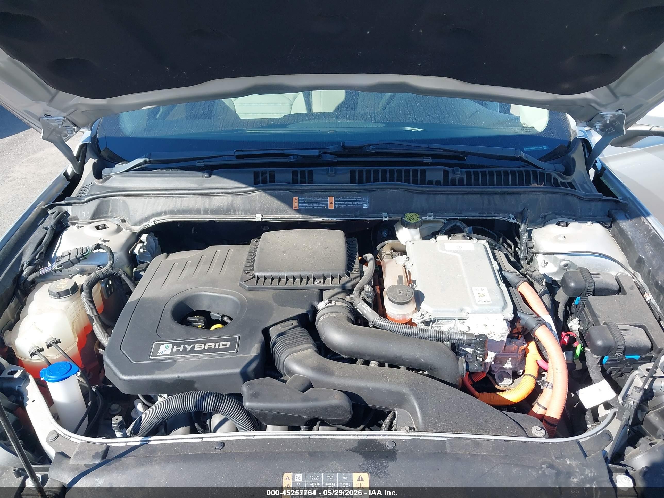 2018 Ford Fusion Hybrid S Silver vin: 3FA6P0UU2JR254304