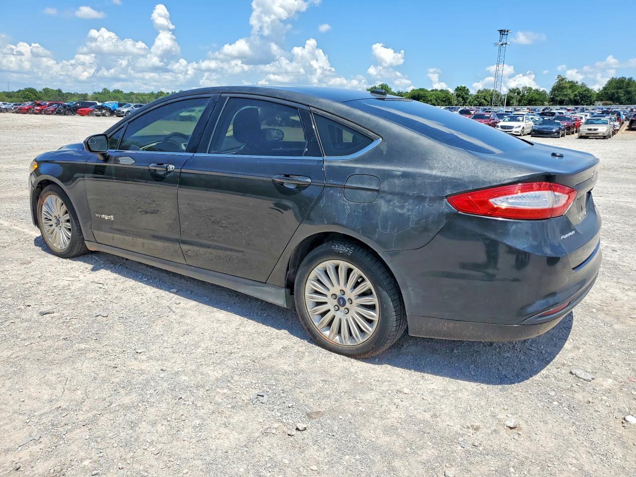 2015 Ford Fusion S Hybrid Black vin: 3FA6P0UU3FR139976