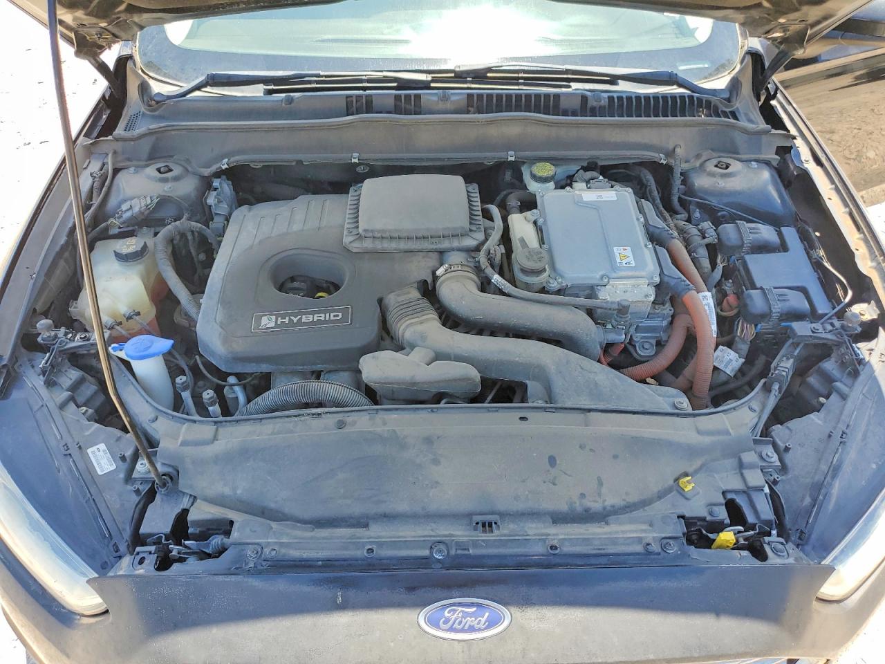 2015 Ford Fusion S Hybrid Black vin: 3FA6P0UU3FR139976