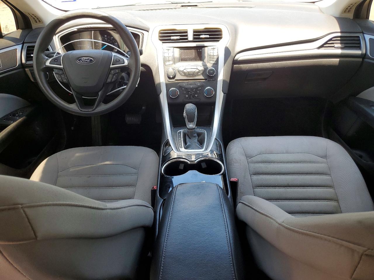 2015 Ford Fusion S Hybrid Black vin: 3FA6P0UU3FR139976