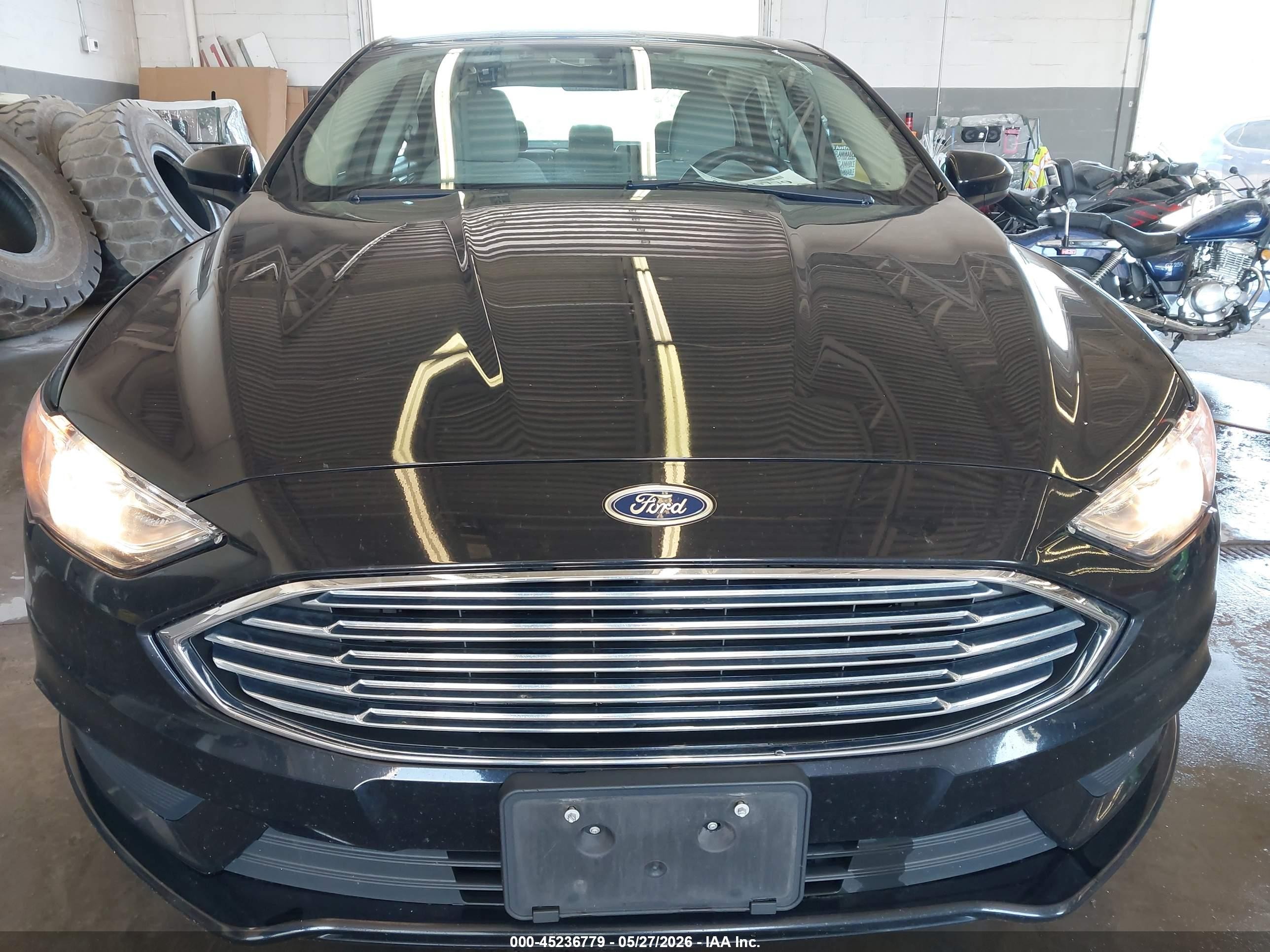 2018 Ford Fusion Hybrid S Black vin: 3FA6P0UU3JR122796