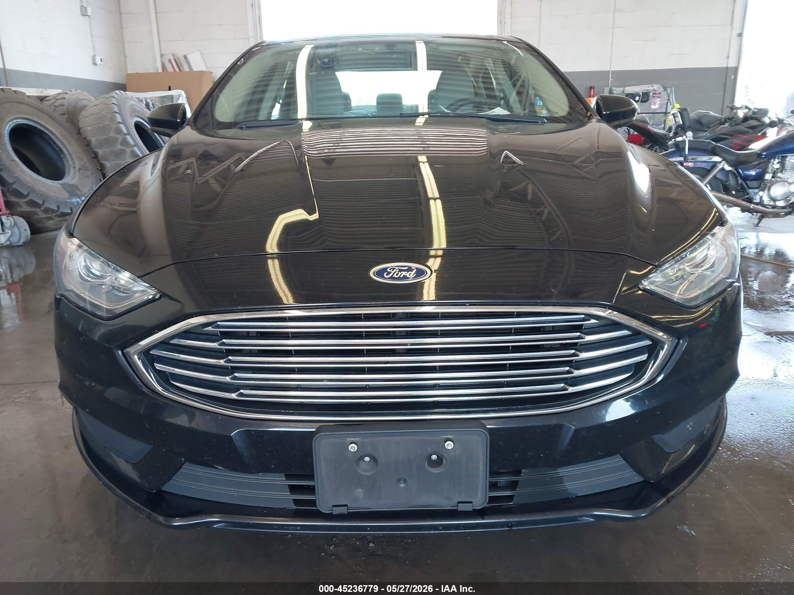 2018 Ford Fusion Hybrid S Black vin: 3FA6P0UU3JR122796