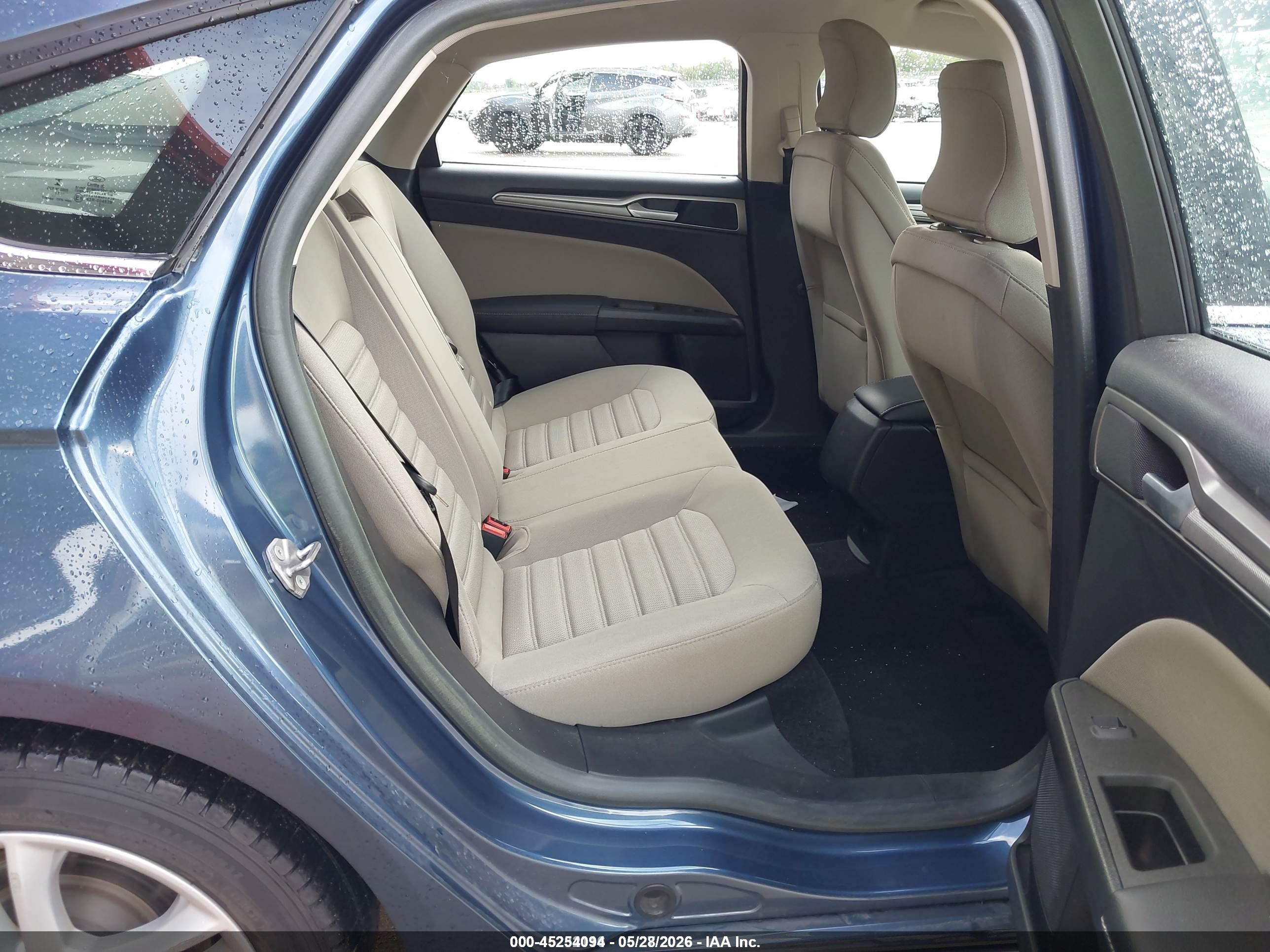 2018 Ford Fusion Hybrid S Blue vin: 3FA6P0UU3JR209470