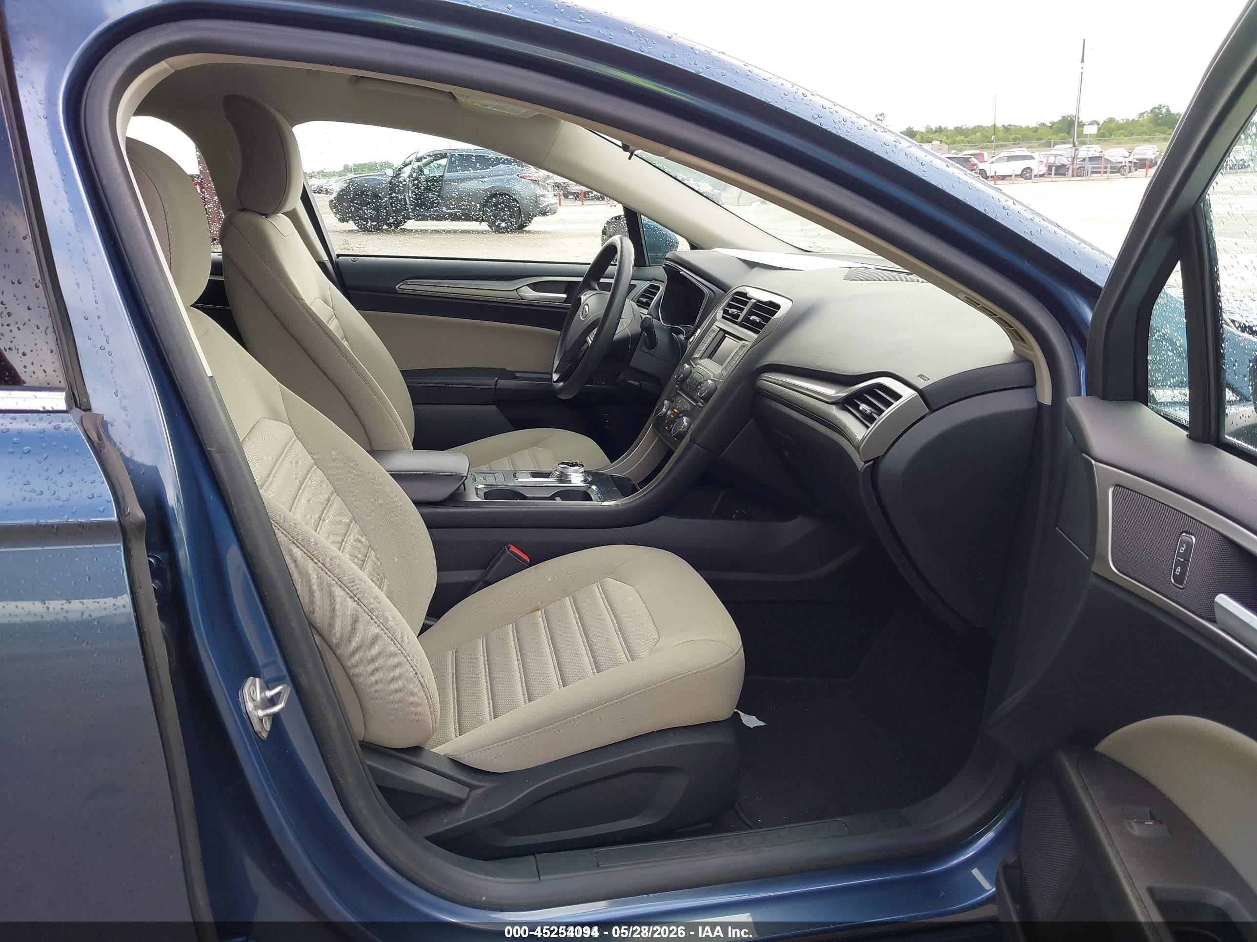 2018 Ford Fusion Hybrid S Blue vin: 3FA6P0UU3JR209470