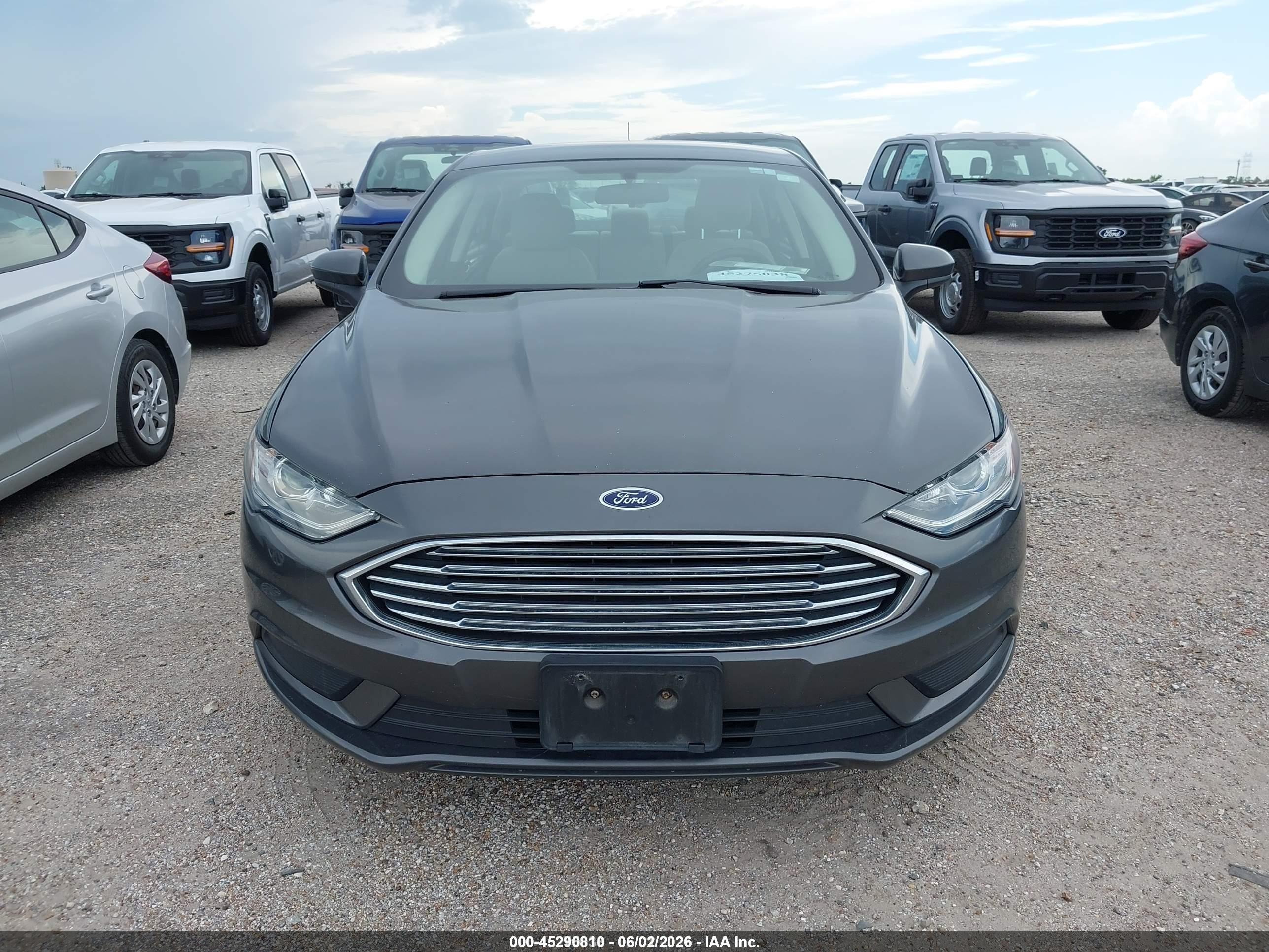 2018 Ford Fusion Hybrid S Gray vin: 3FA6P0UU3JR278854