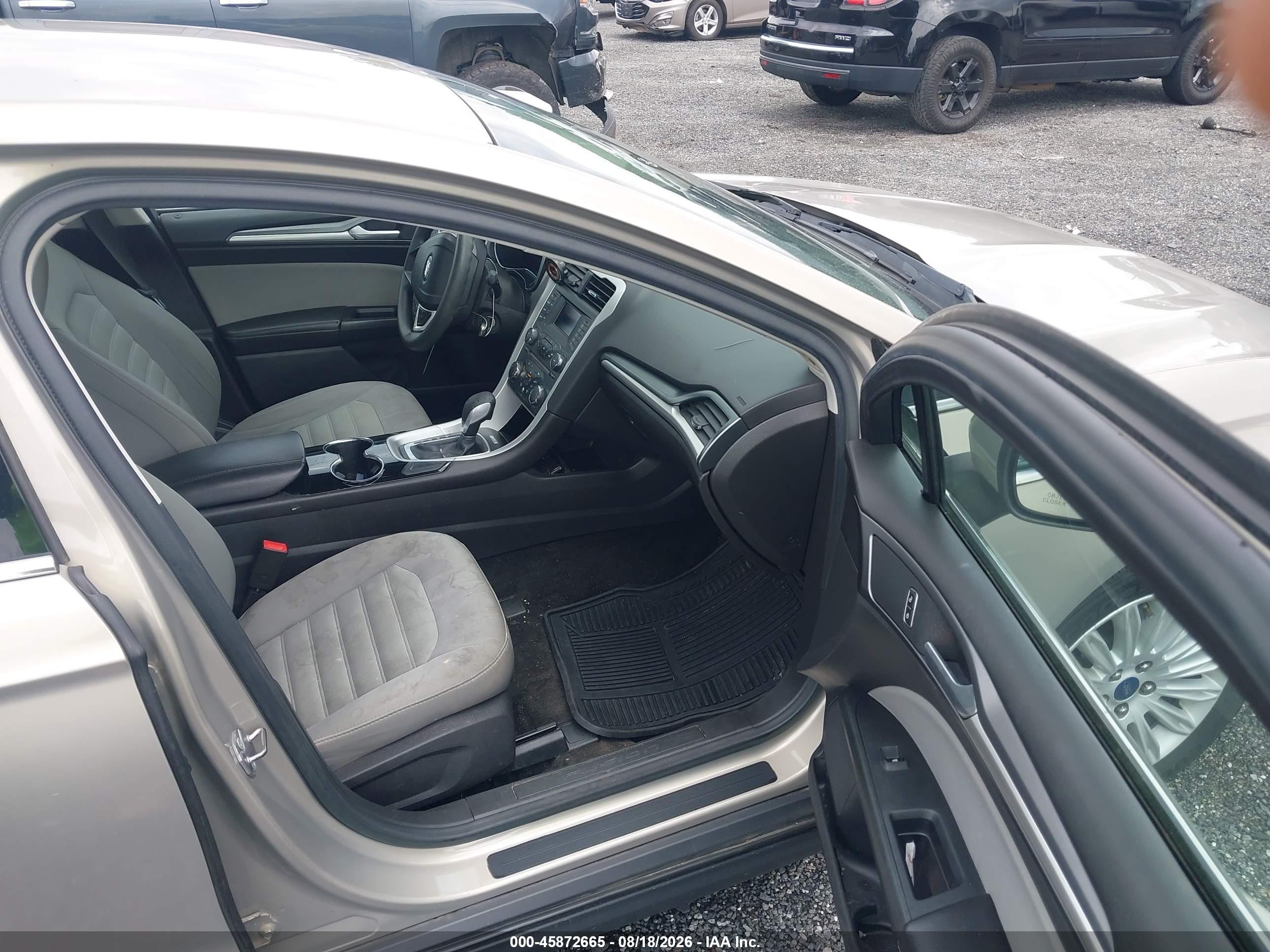 2015 Ford Fusion Hybrid S Gold vin: 3FA6P0UU5FR149473