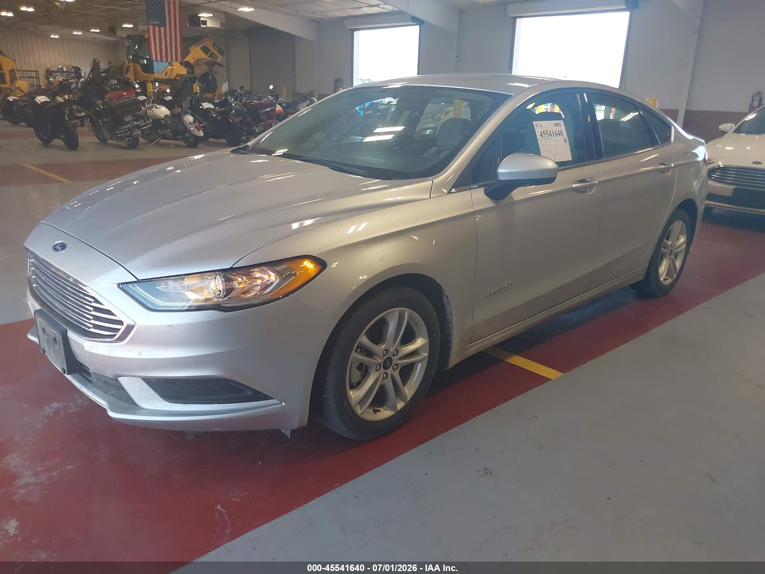2018 Ford Fusion Hybrid S Silver vin: 3FA6P0UU5JR278788