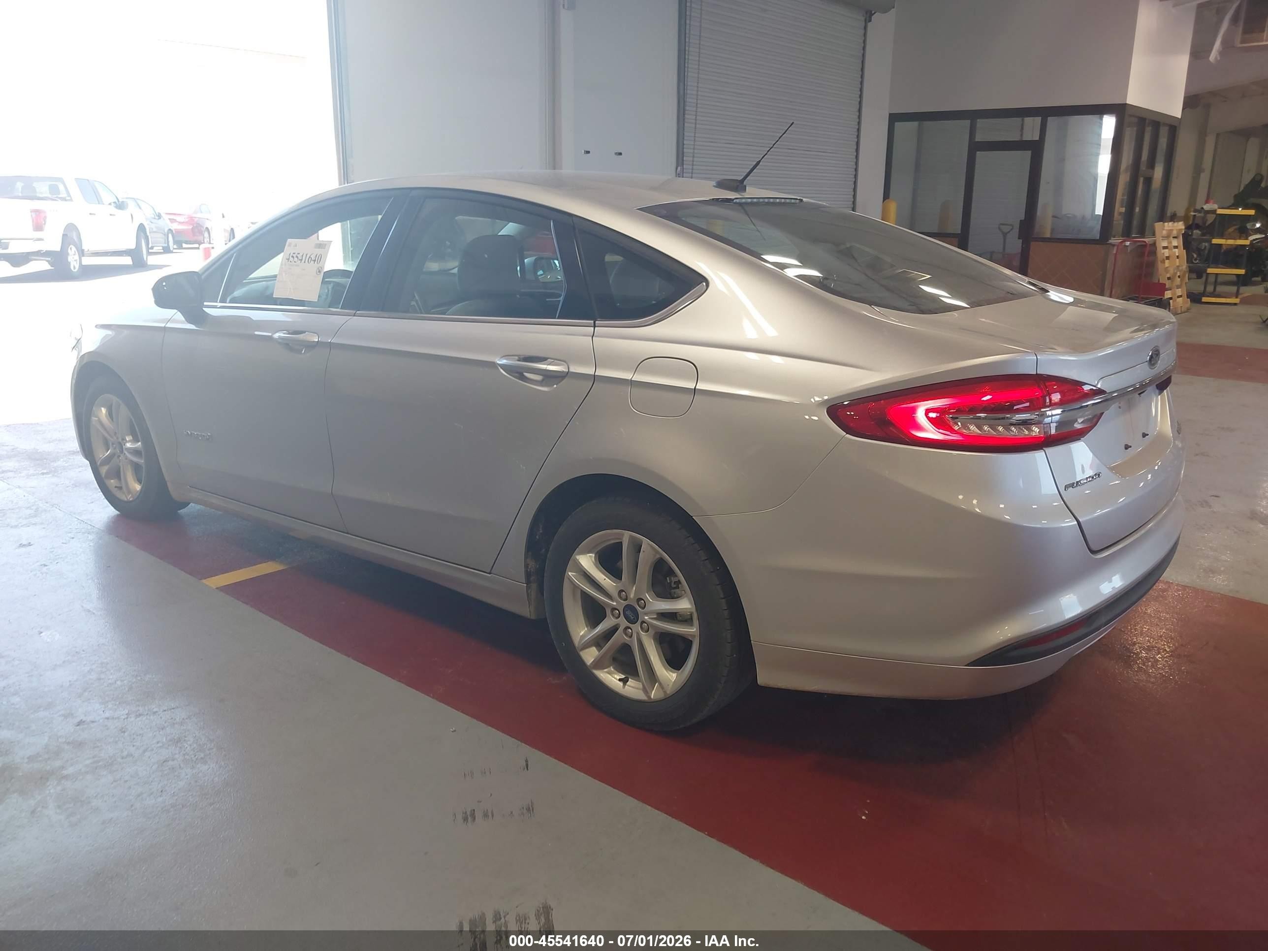 2018 Ford Fusion Hybrid S Silver vin: 3FA6P0UU5JR278788