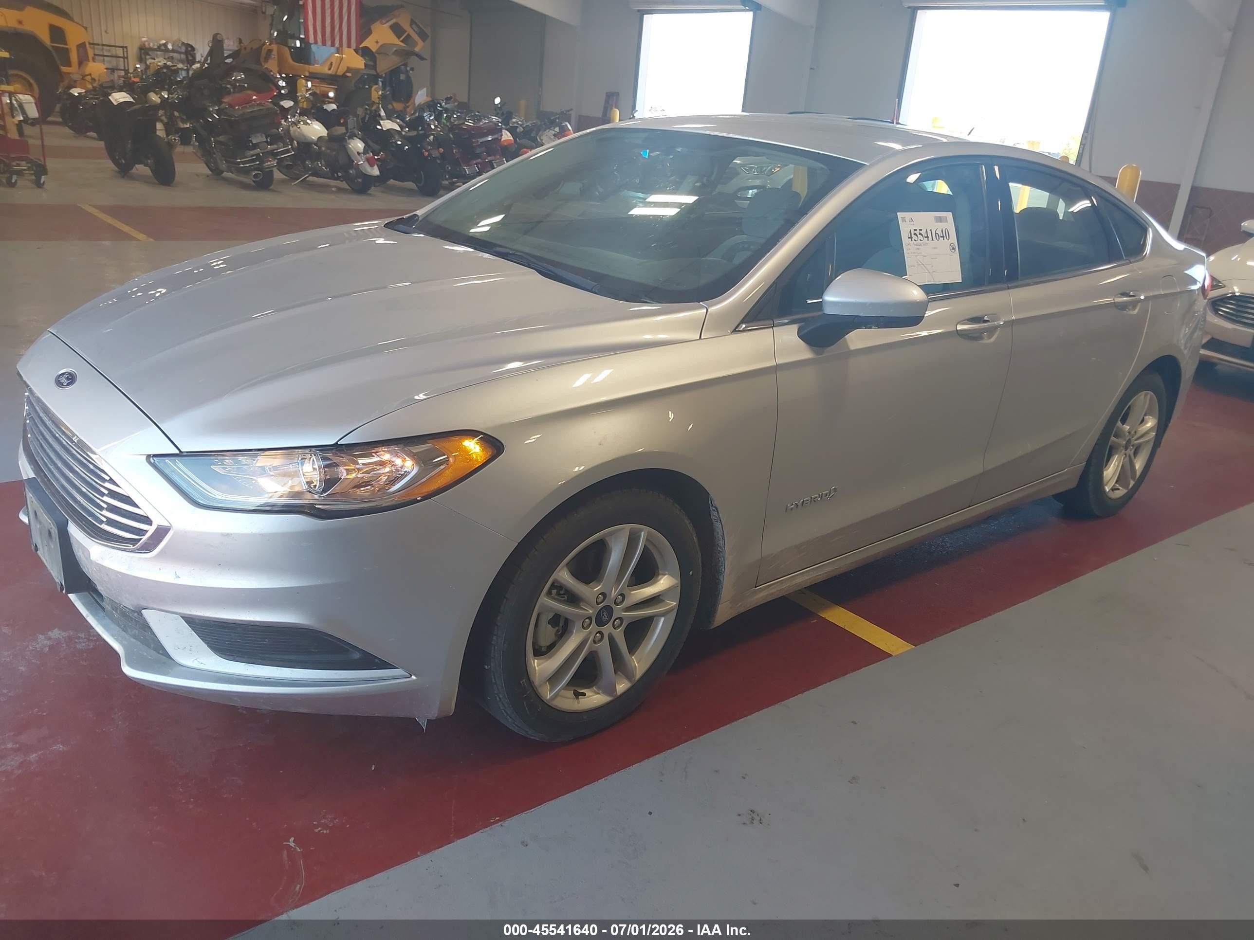 2018 Ford Fusion Hybrid S Silver vin: 3FA6P0UU5JR278788