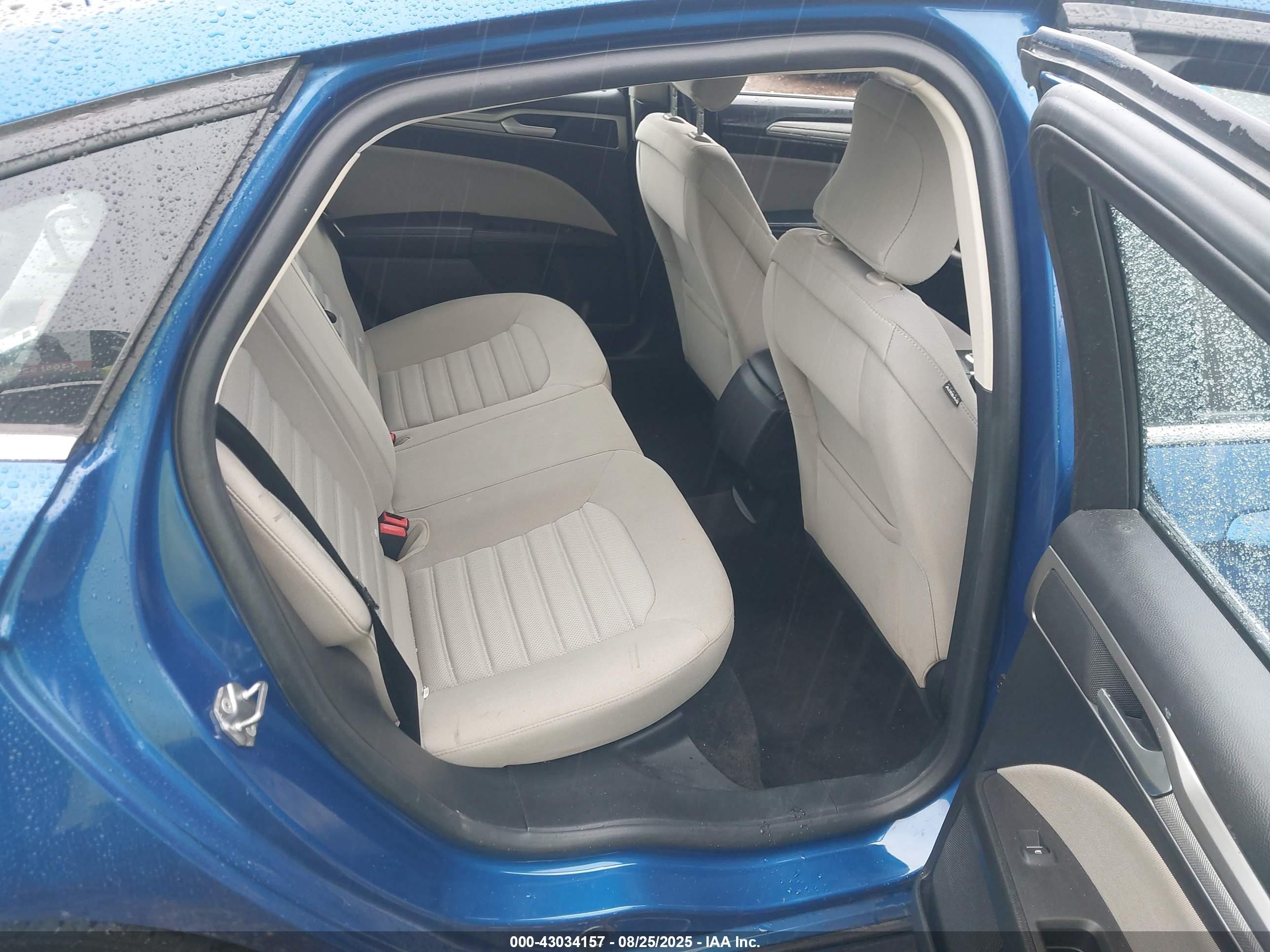 2018 Ford Fusion Hybrid S Синий vin: 3FA6P0UU5JR279150