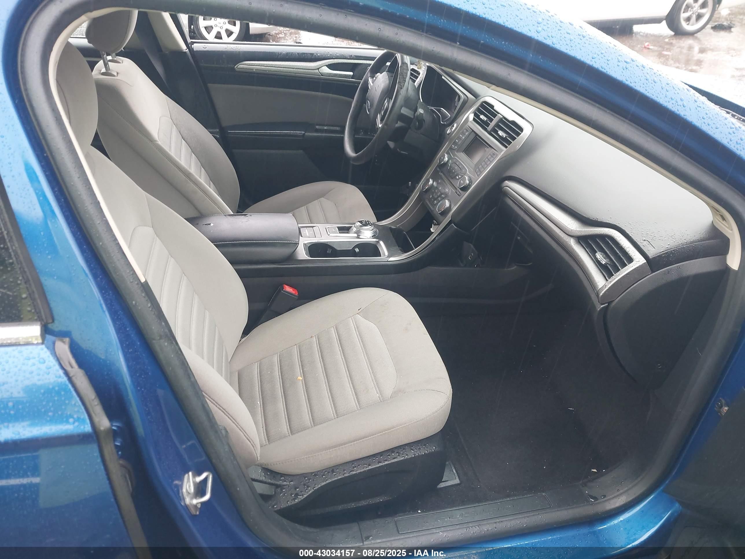 2018 Ford Fusion Hybrid S Синий vin: 3FA6P0UU5JR279150