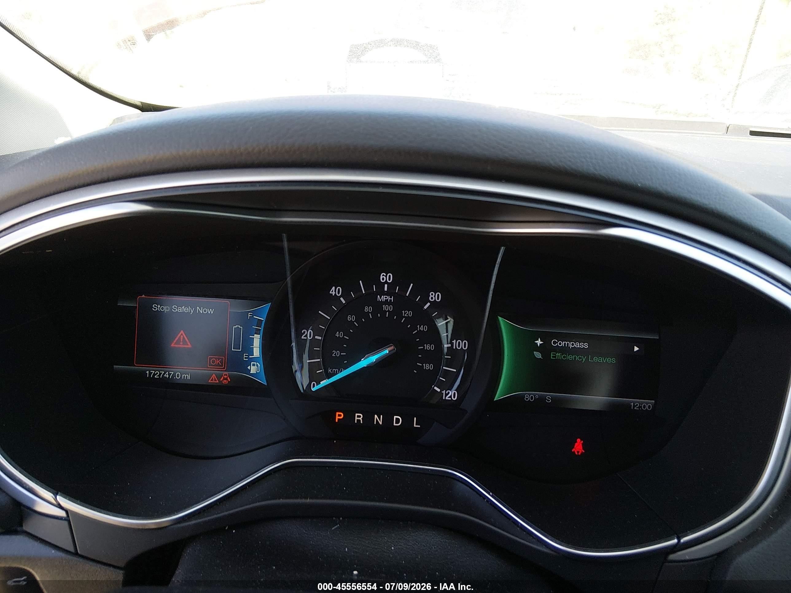 2014 Ford Fusion Hybrid S Orange vin: 3FA6P0UU7ER235169