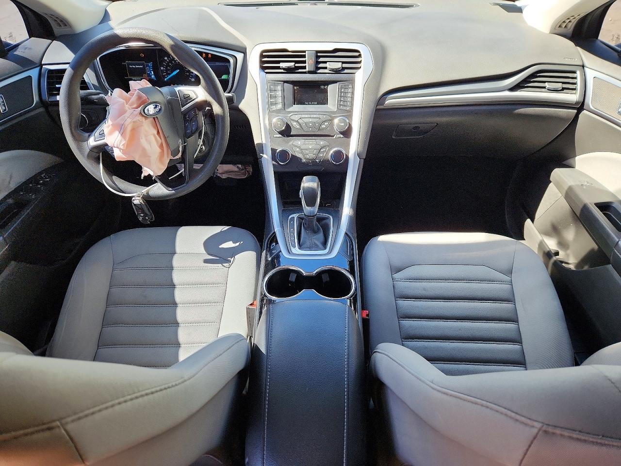 2014 Ford Fusion S Hybrid Black vin: 3FA6P0UU7ER306225