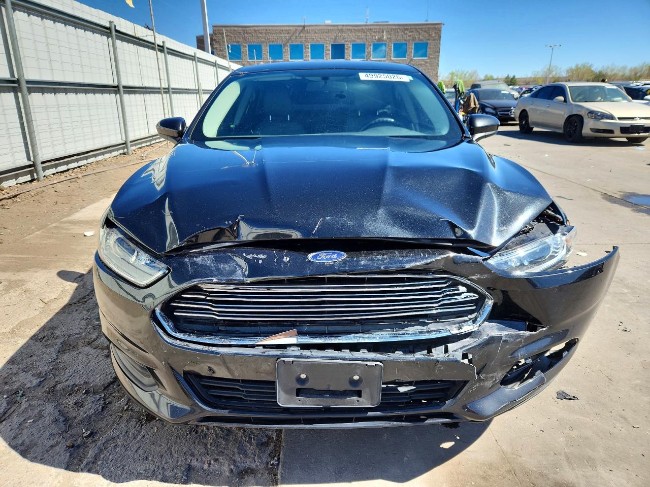 2014 Ford Fusion S Hybrid Black vin: 3FA6P0UU7ER306225