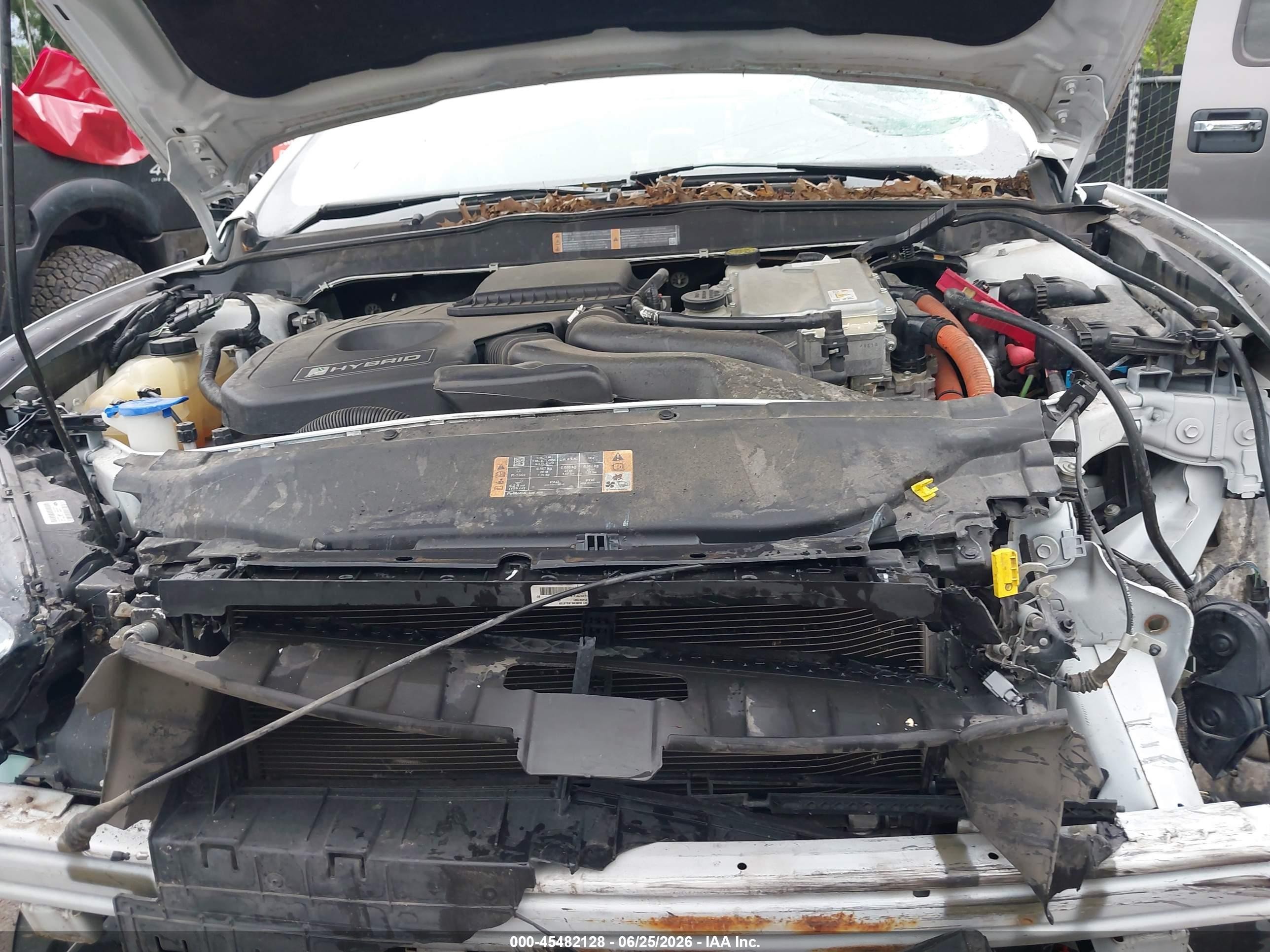 2014 Ford Fusion Hybrid S Белый vin: 3FA6P0UU7ER315376