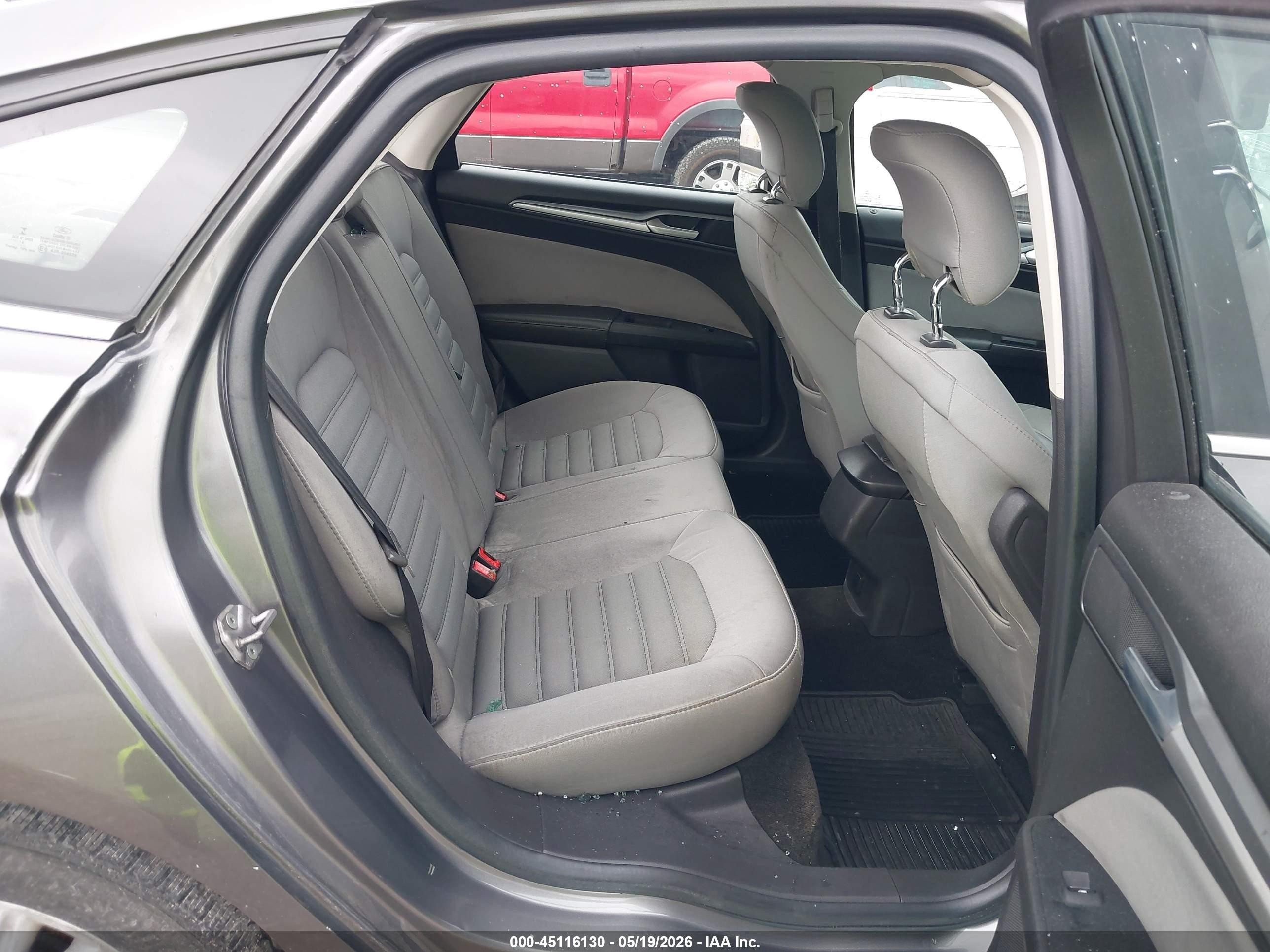 2014 Ford Fusion Hybrid S Серый vin: 3FA6P0UU8ER286079
