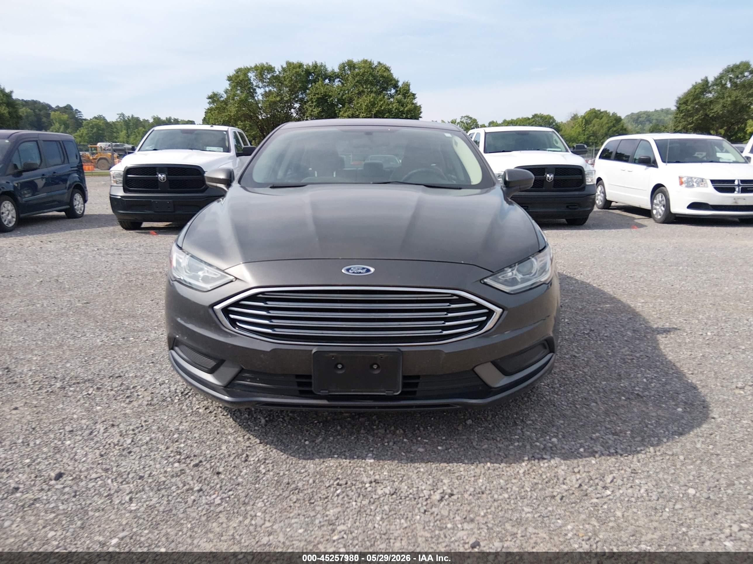 2018 Ford Fusion Hybrid S Gray vin: 3FA6P0UU8JR100101