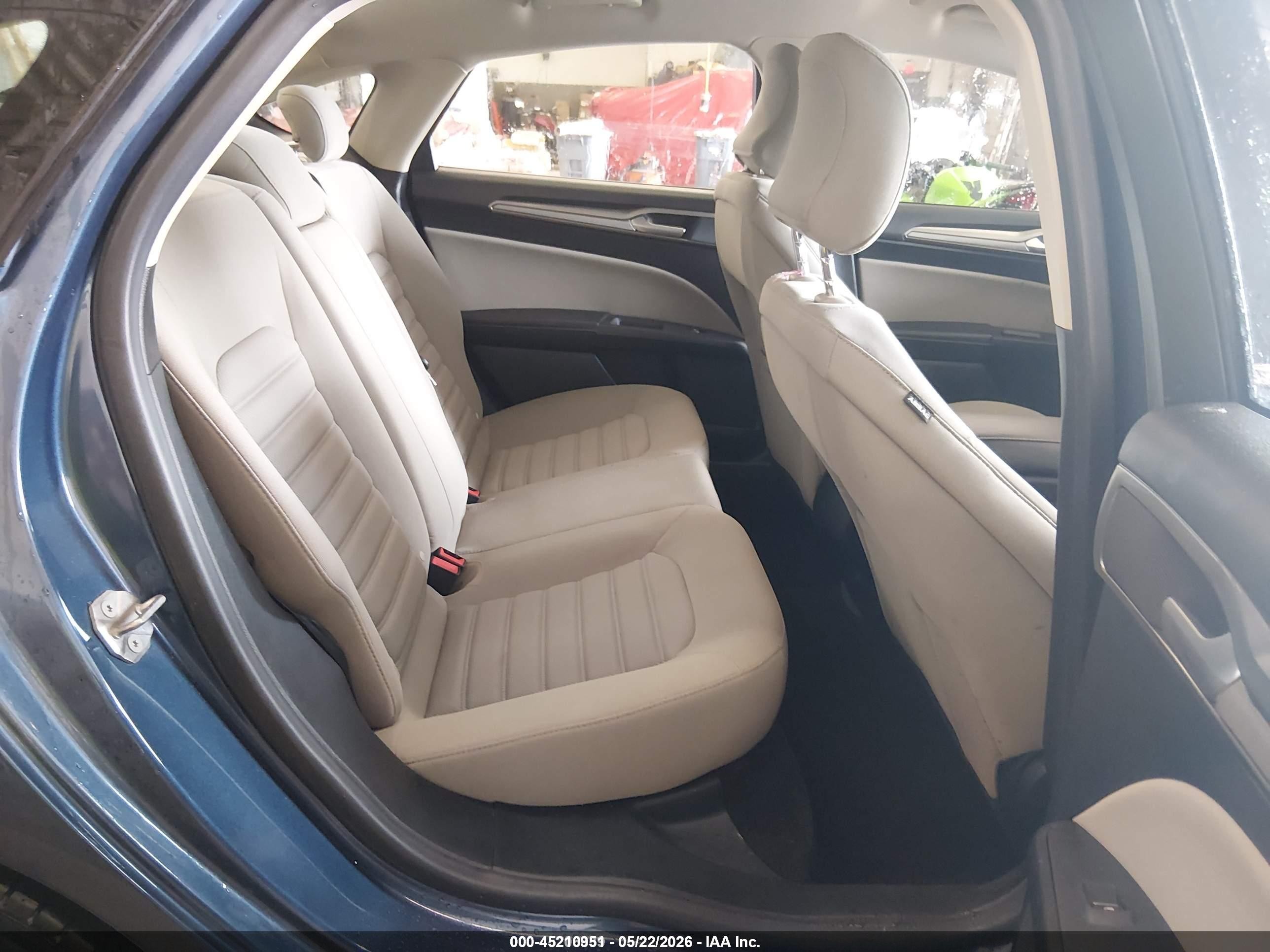 2018 Ford Fusion Hybrid S Blue vin: 3FA6P0UU8JR235904
