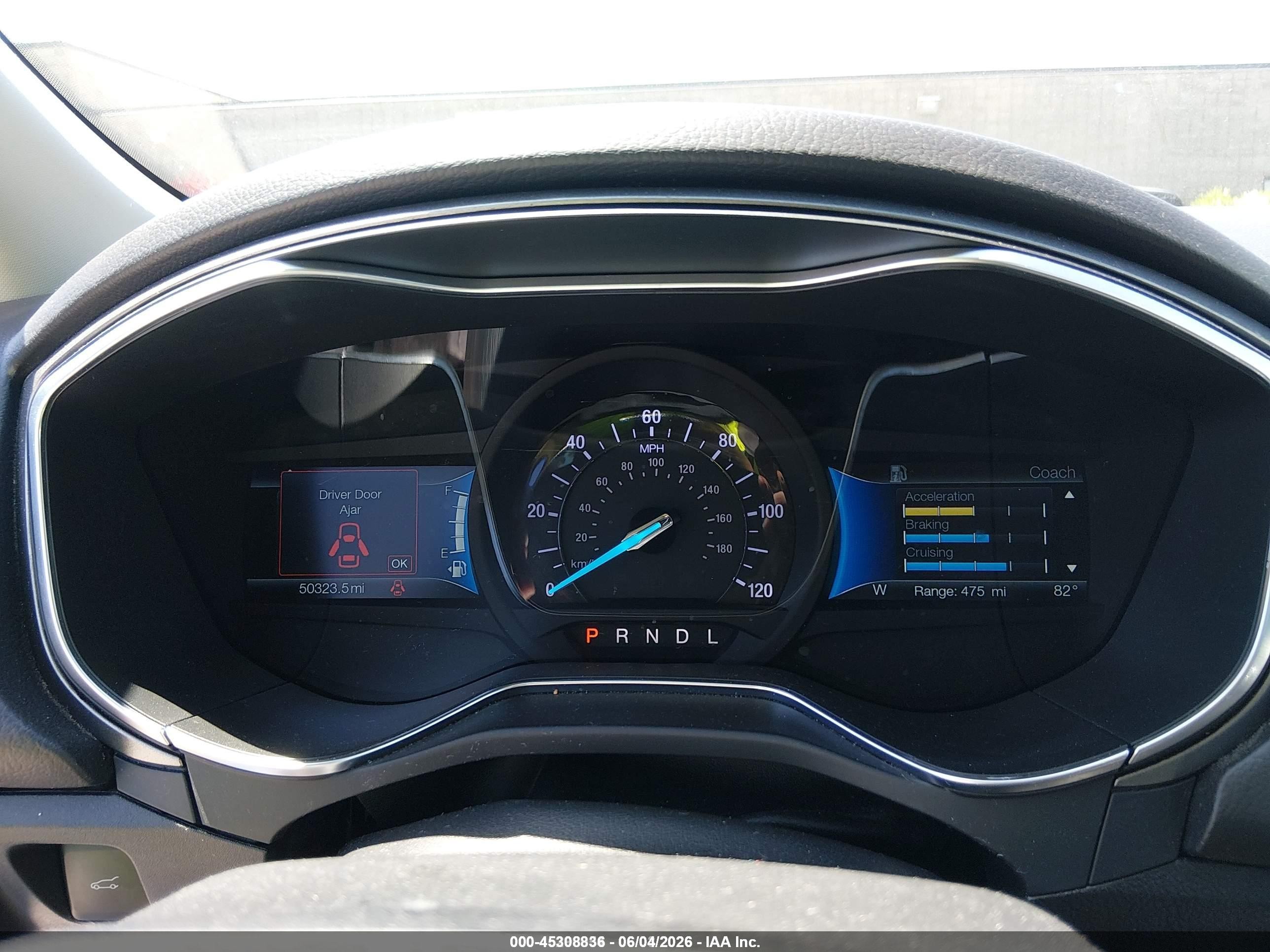 2018 Ford Fusion Hybrid S Blue vin: 3FA6P0UU8JR271558