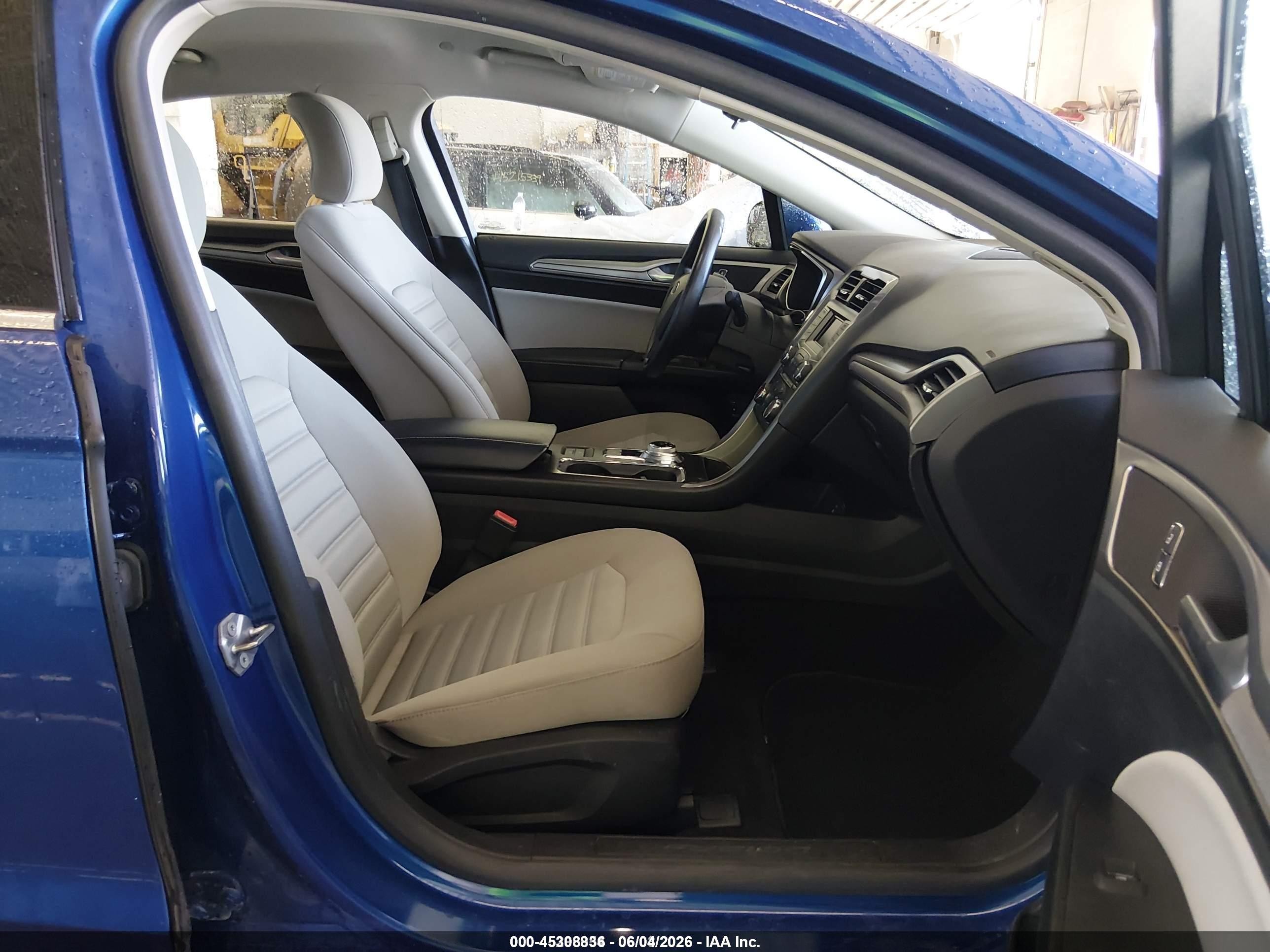 2018 Ford Fusion Hybrid S Blue vin: 3FA6P0UU8JR271558
