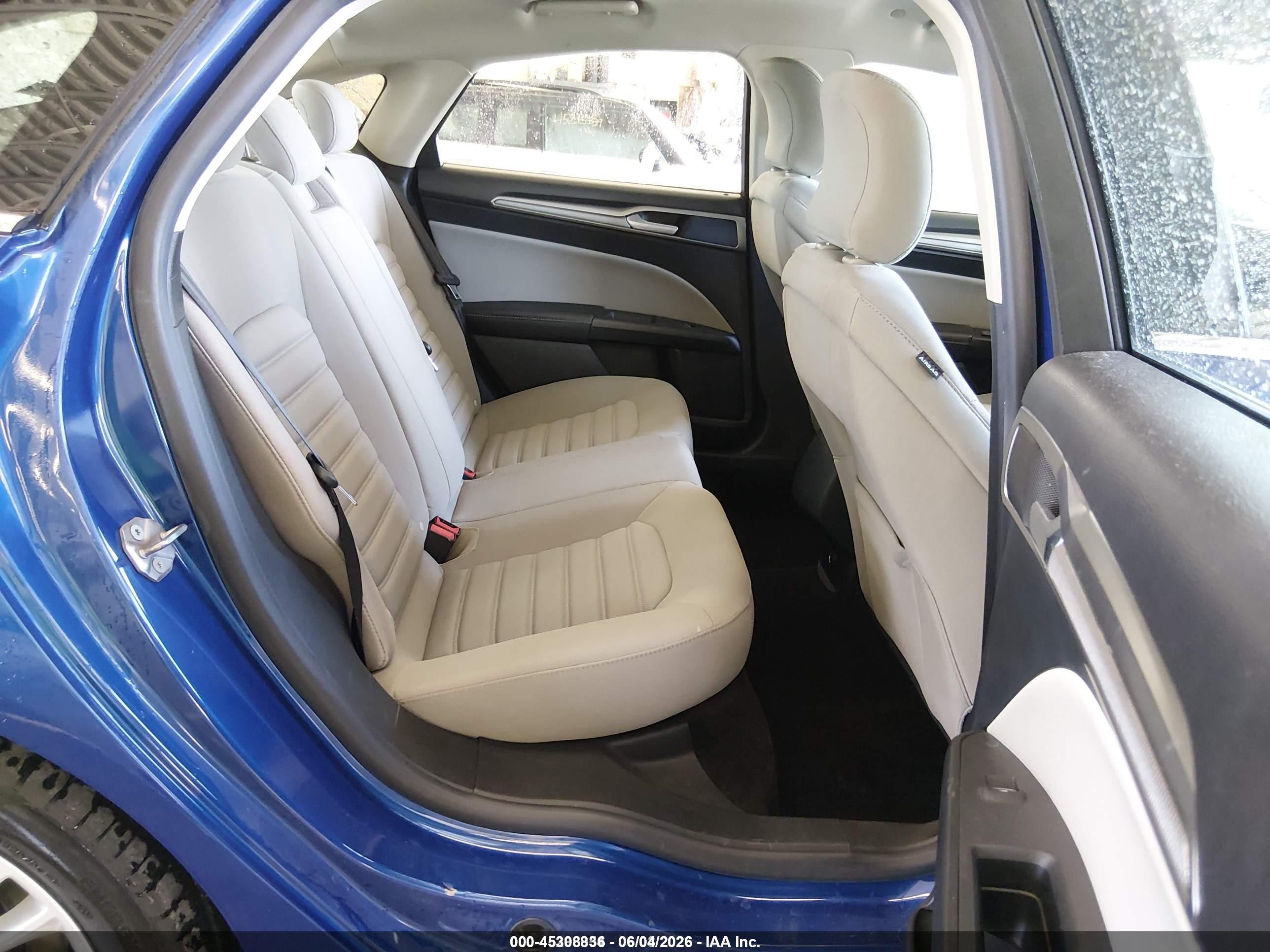 2018 Ford Fusion Hybrid S Blue vin: 3FA6P0UU8JR271558