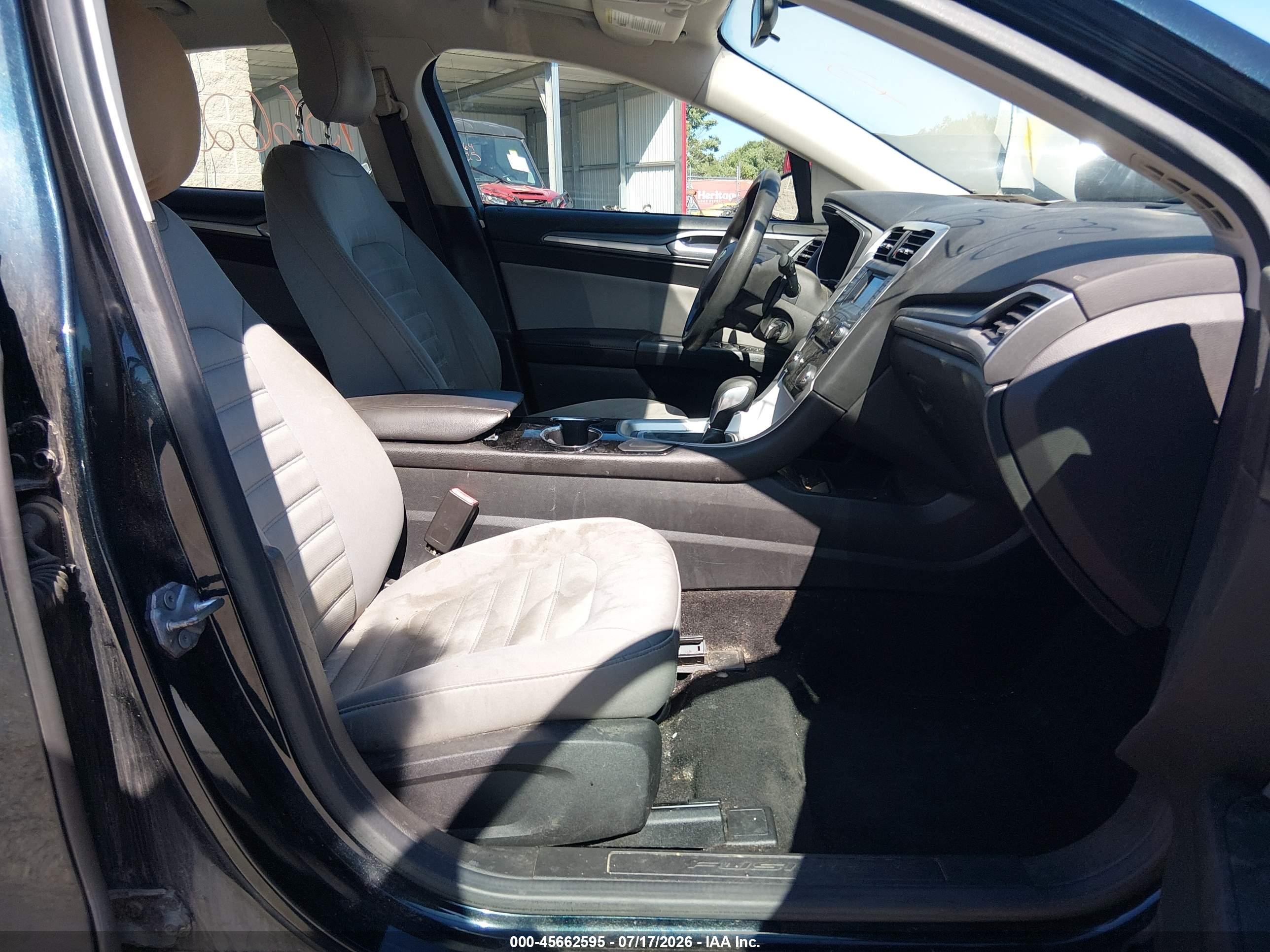 2014 Ford Fusion Hybrid S Синий vin: 3FA6P0UU9ER274362